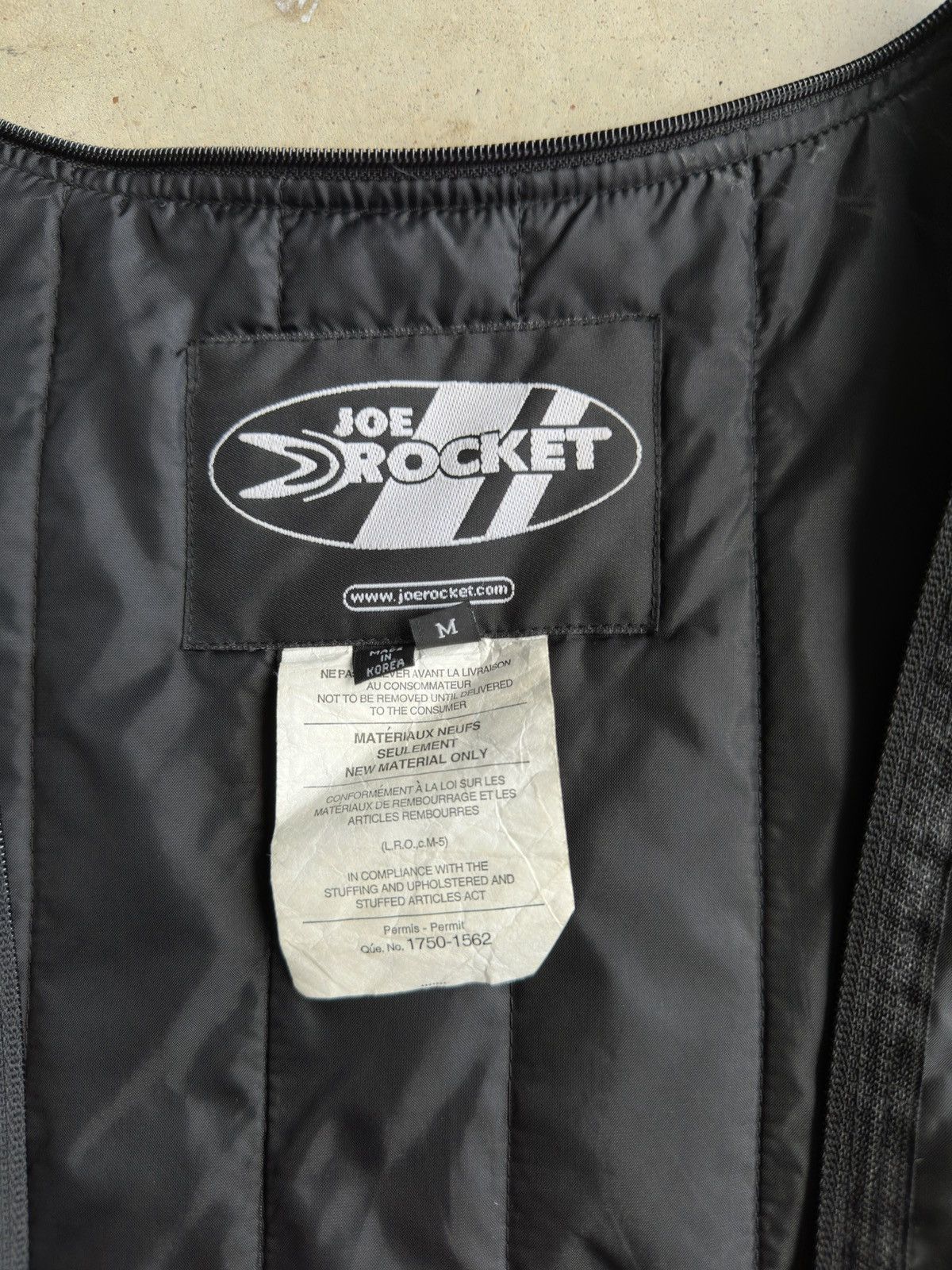 Joe Rocket 2000s Joe Rocket Black Nylon Quilted Vest - M Size US M / EU 48-50 / 2 - 2 Thumbnail