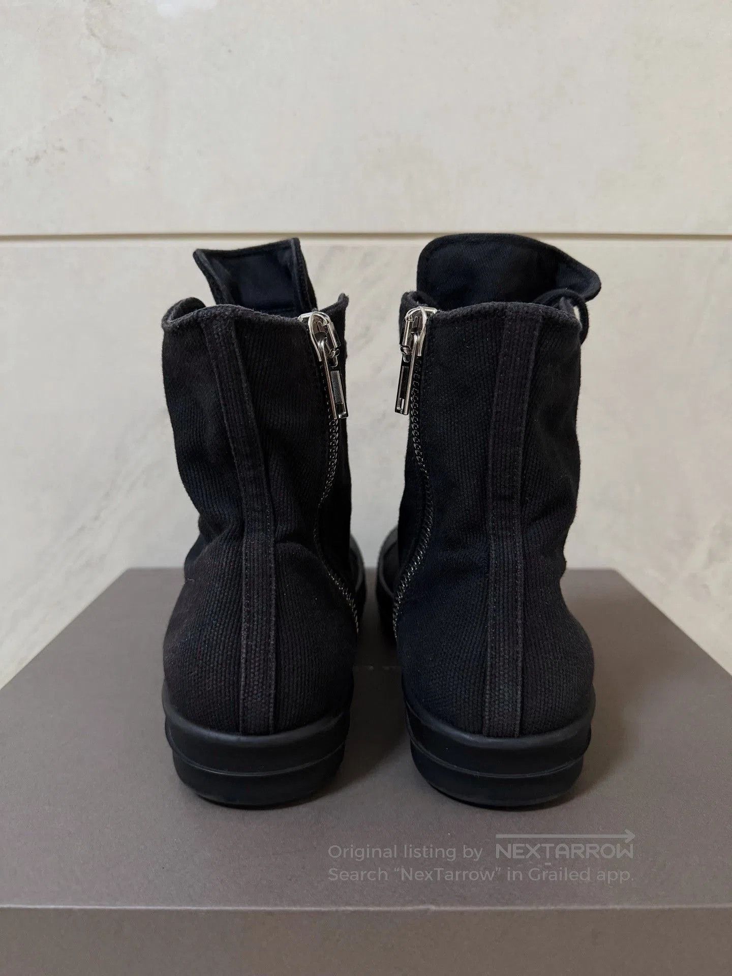 Rick Owens Drkshdw Rick Owens DRKSHDW Canvas High-Top. Size US 7.5 / EU 40-41 - 5 Thumbnail