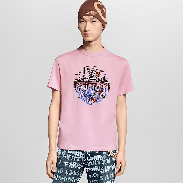 Louis Vuitton Graphic T-Shirt Size US XL / EU 56 / 4 - 2 Thumbnail