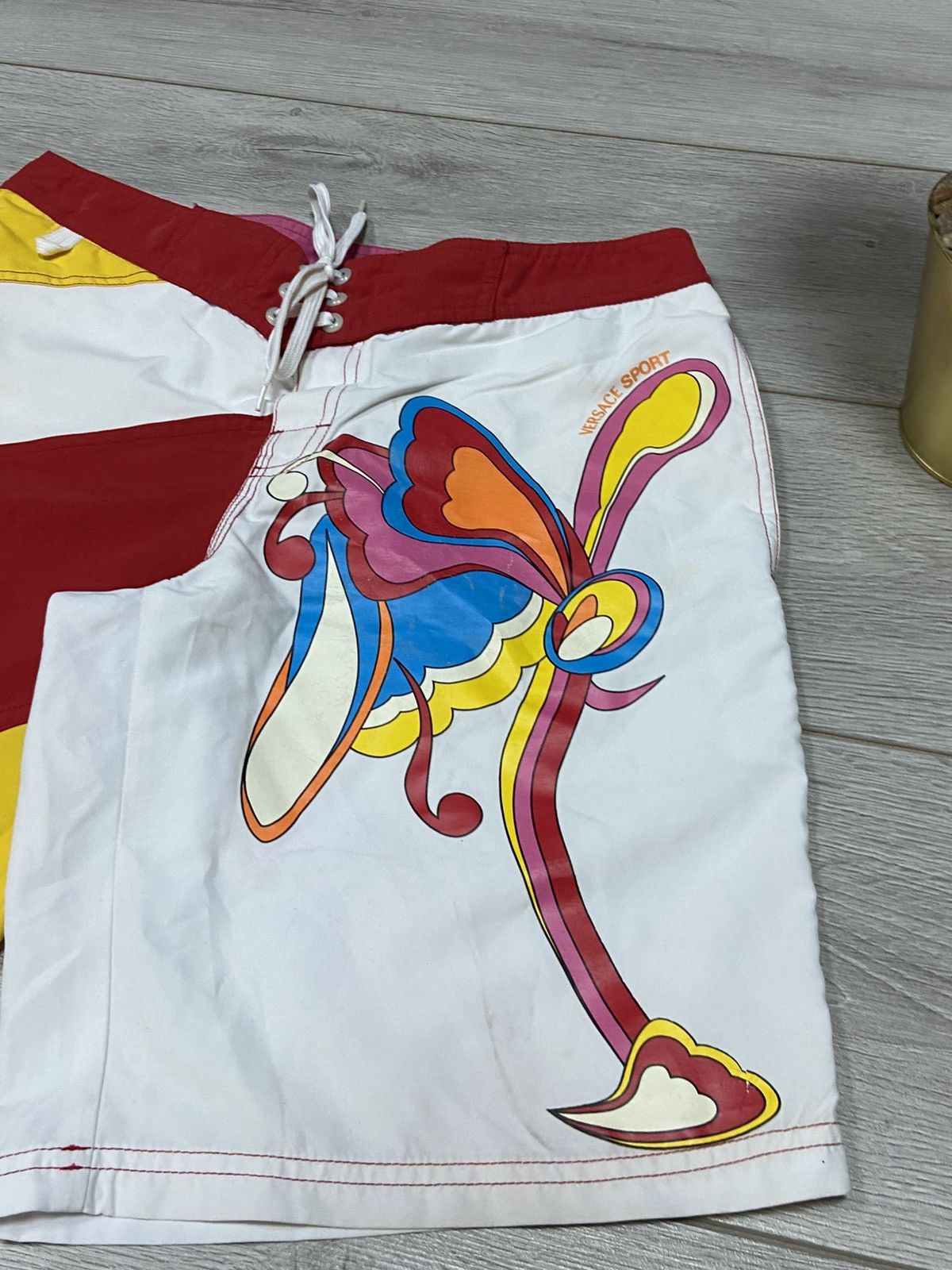 Versace Versace 🦋 sport vintage butterfly overprint shorts Size US 32 / EU 48 - 9 Thumbnail