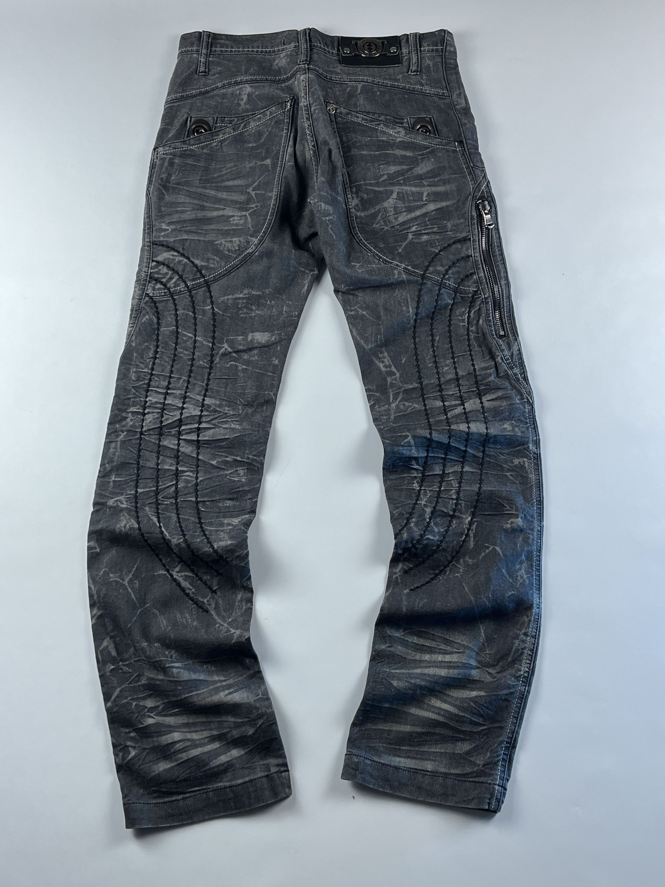 Japanese Brand Rare Avantgarde Vintage Faded Jean Size US 31 - 2 Thumbnail