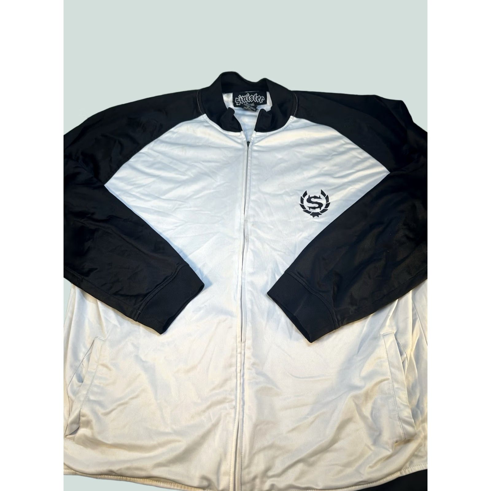 J Brand Y2K Sinister Brand Full Zip Track Jacket XXL Men Black Snake Back Graphic 2XL Windbreaker Vintage Size US XXL / EU 58 / 5 - 1 Thumbnail