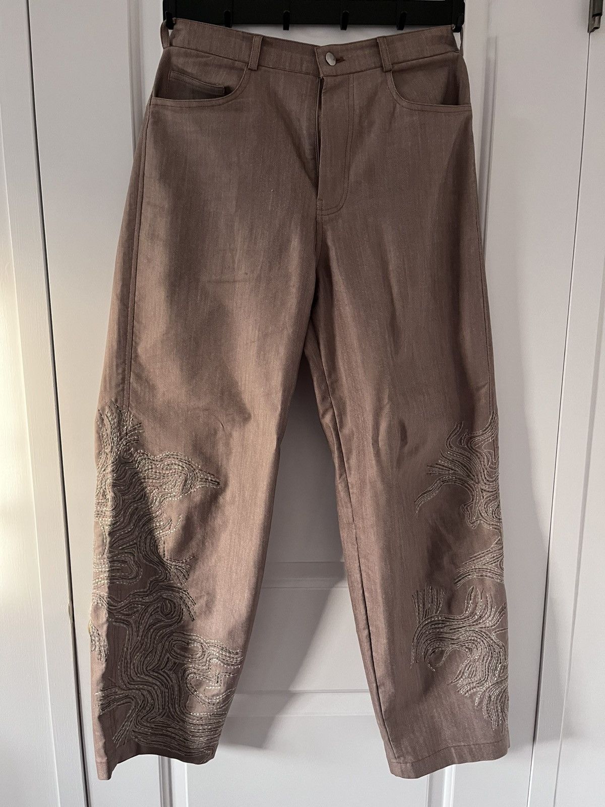 Aomi Embroidered Trousers