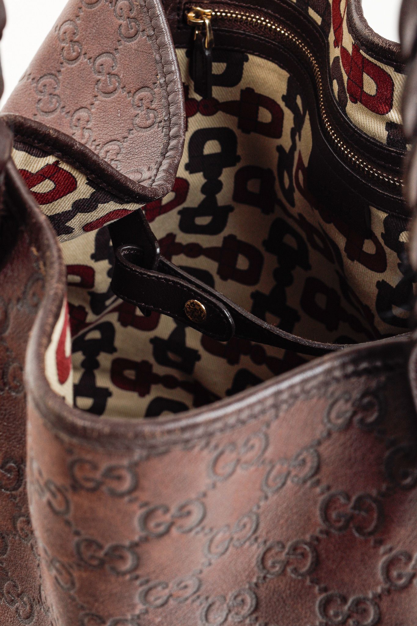 Gucci Gucci Pelham Brown Guccissima Horsebit Hobo Bag Size ONE SIZE - 10 Thumbnail