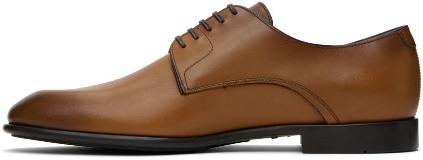 Salvatore Ferragamo o1s1rm0725 Lace up Derby Shoes in Brown Size US 9 / EU 42 - 3 Thumbnail