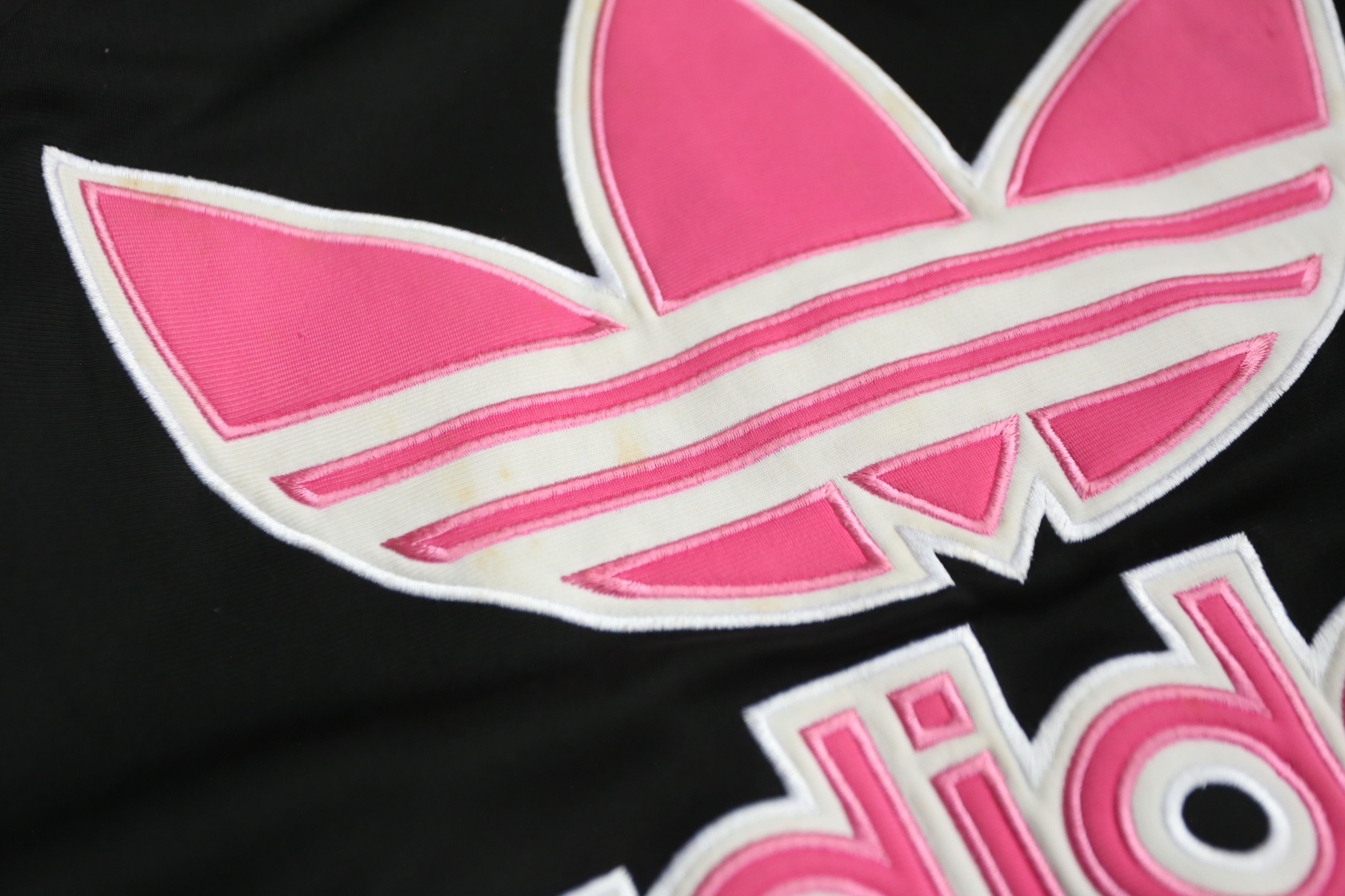 Adidas × Jeremy Scott Adidas - Jeremy Scott - S/S 11 - Pink Flames Bomber Jacket Size US L / EU 52-54 / 3 - 4 Thumbnail