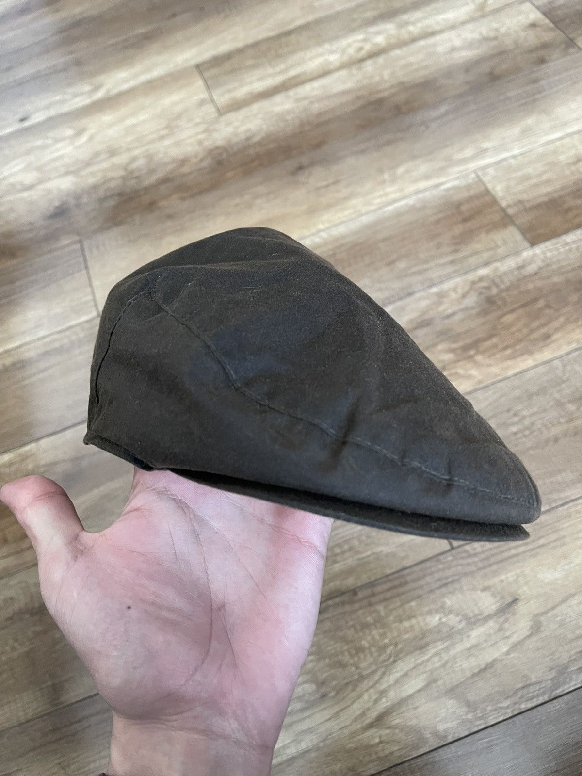 Barbour Barbour Vintage Waxed Wax Flat Cap Hat Size ONE SIZE - 1 Thumbnail