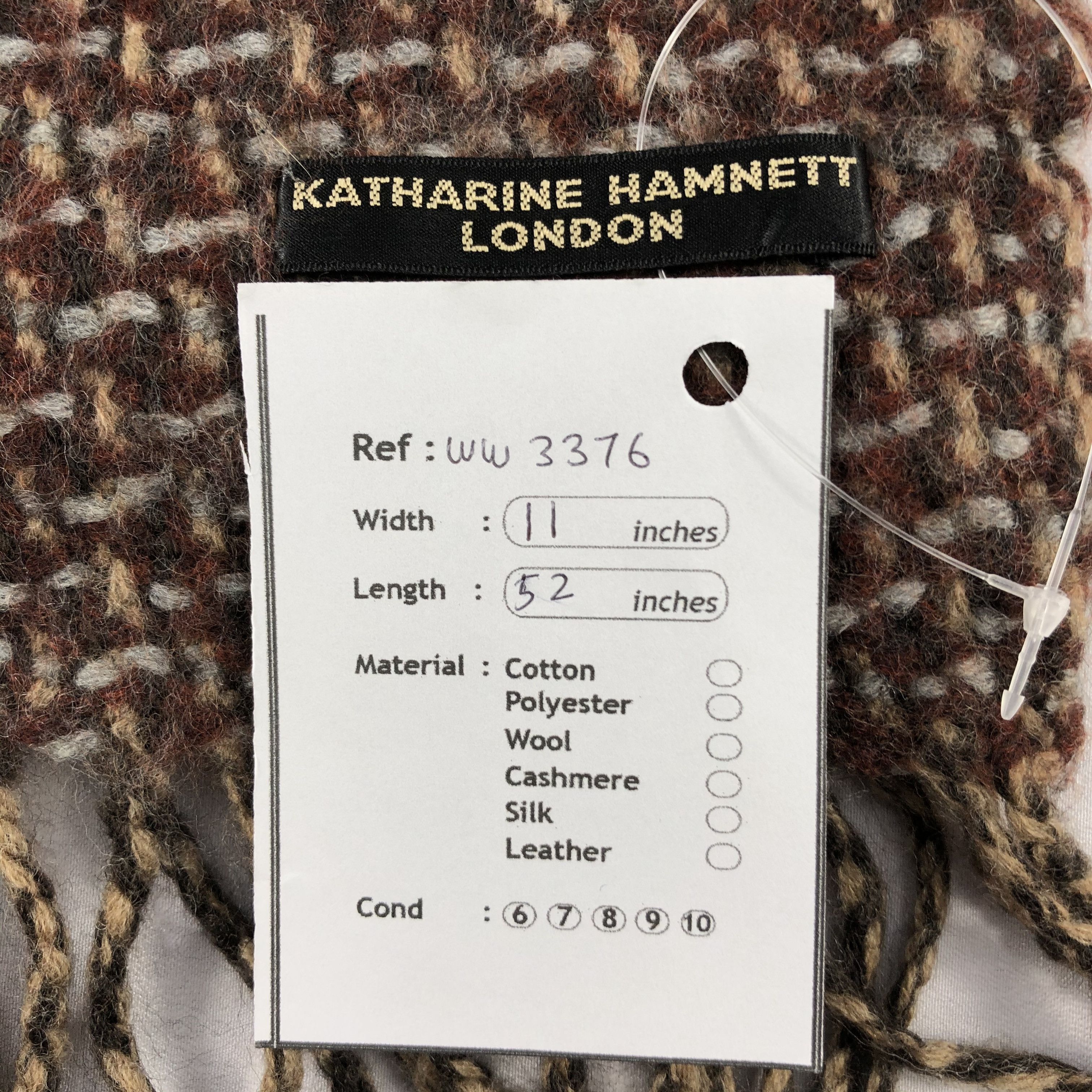 Katharine Hamnett London Vintage Katharine Hamnett London Scarf - WW3376 Size ONE SIZE - 5 Thumbnail