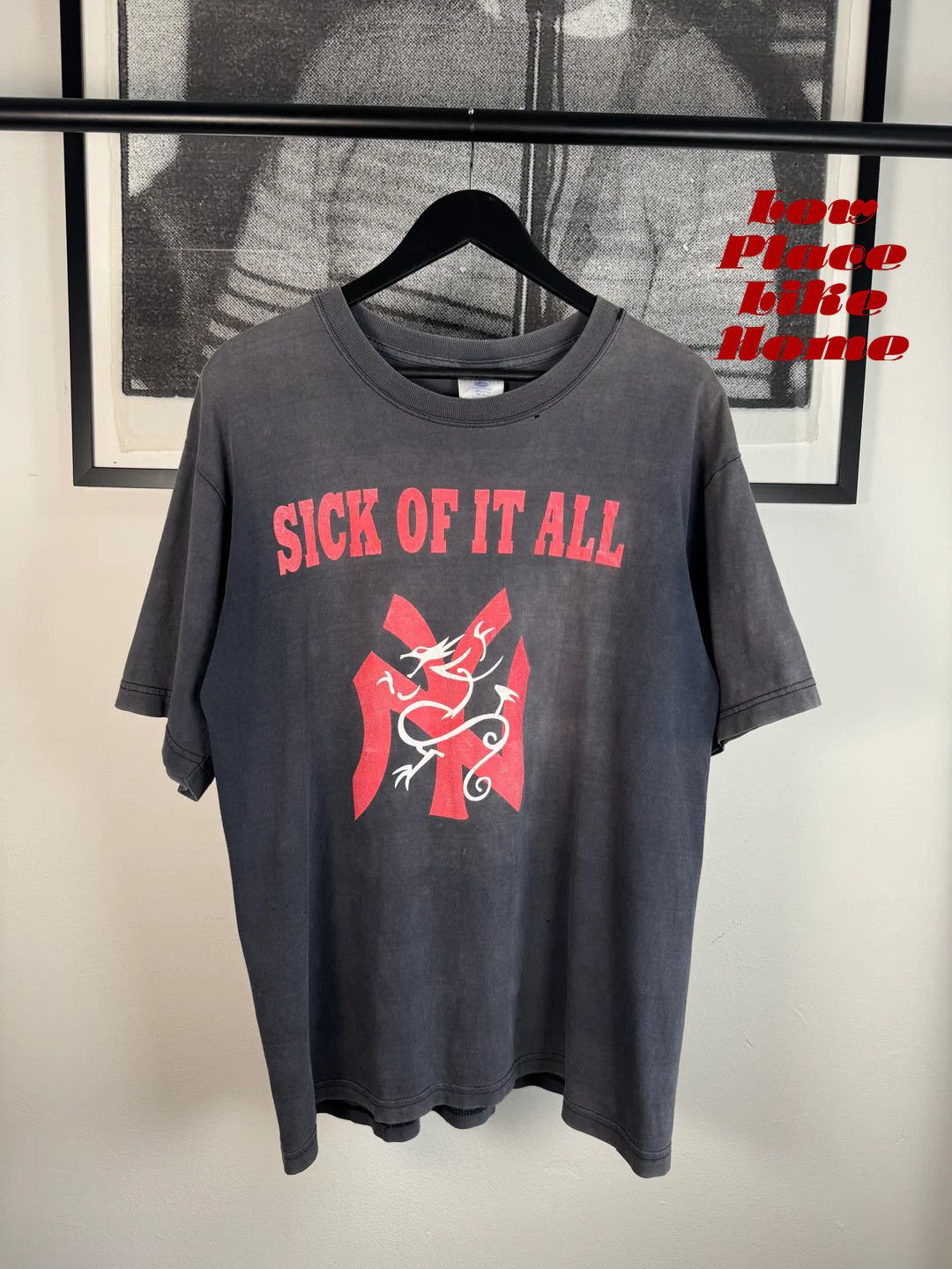 Vintage 🚭 GRAIL 🚭 90s SICK OF IT ALL “WHEN THE PAIN STRIKES” SHIRT Size US L / EU 52-54 / 3 - 1 Thumbnail