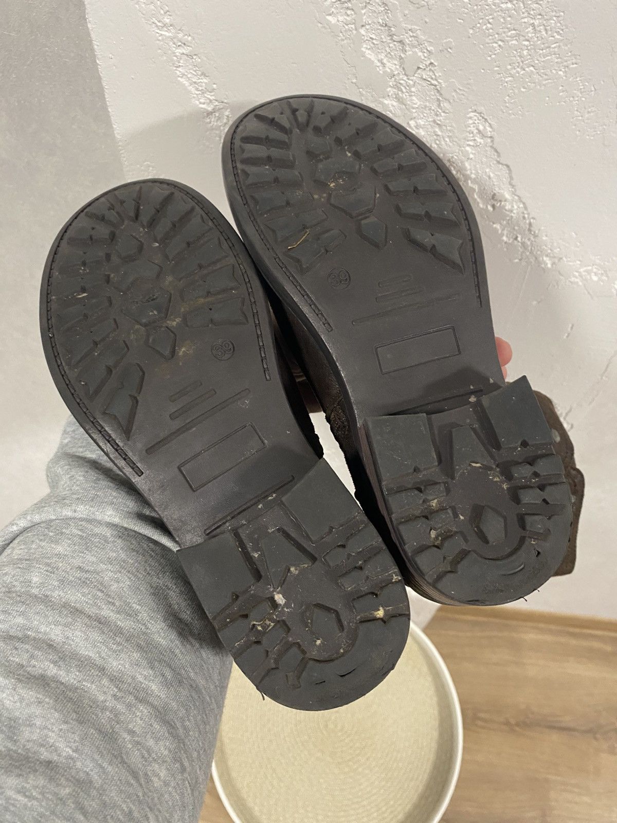 Other Vntg Avantgarde Y2K A.S.98 Style Belted Engineer Boots ASH Size US 9 / IT 39 - 10 Thumbnail