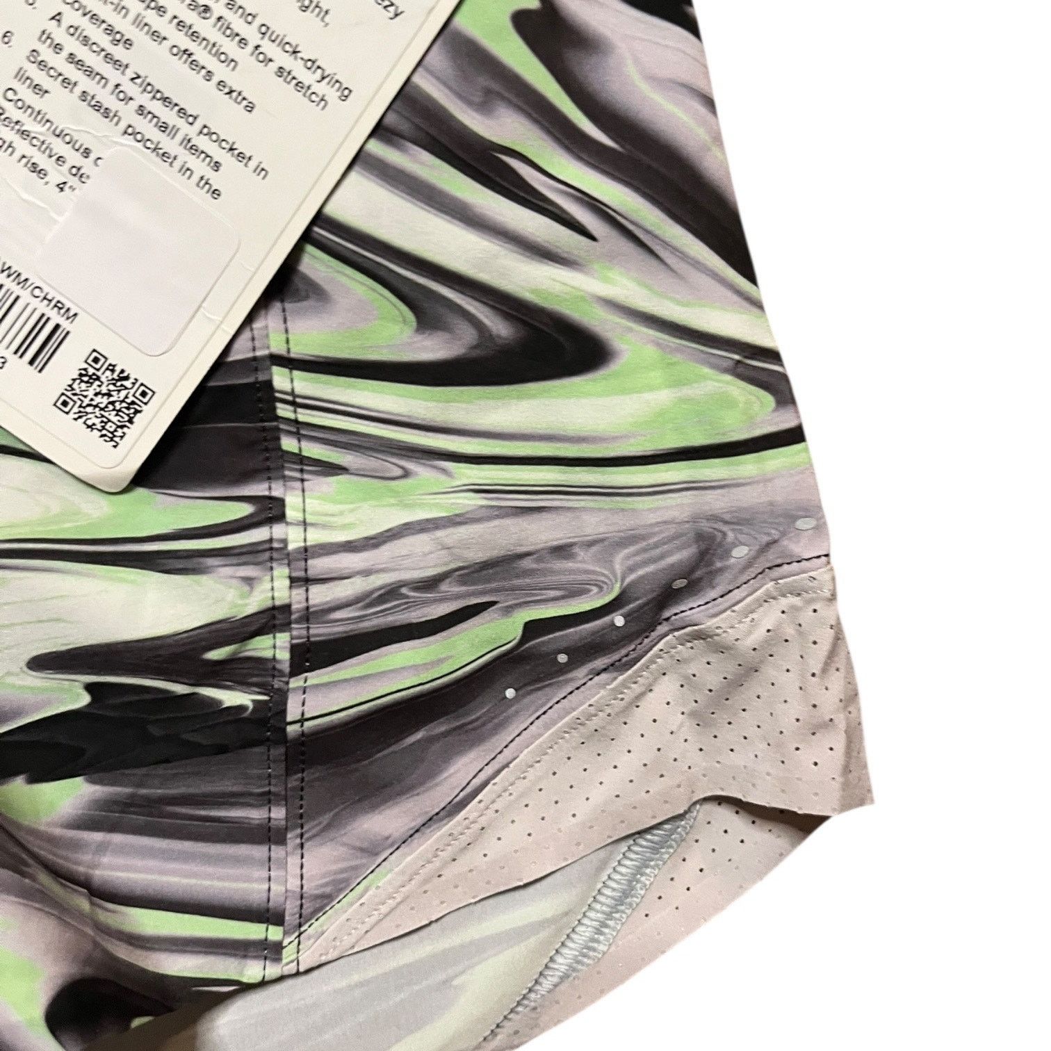 Lululemon Lululemon Hotty Hot HR Short 4" Size 4 Paint Glide Warp Size 27" / US 4 / IT 40 - 6 Thumbnail