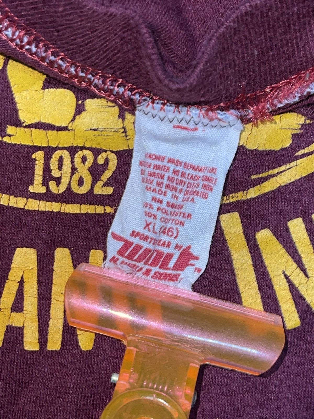 NFL × Vintage VINTAGE OORANG INDIANS 1982 JIM THORPE FOOTBALL H.WOLF Size US L / EU 52-54 / 3 - 3 Thumbnail