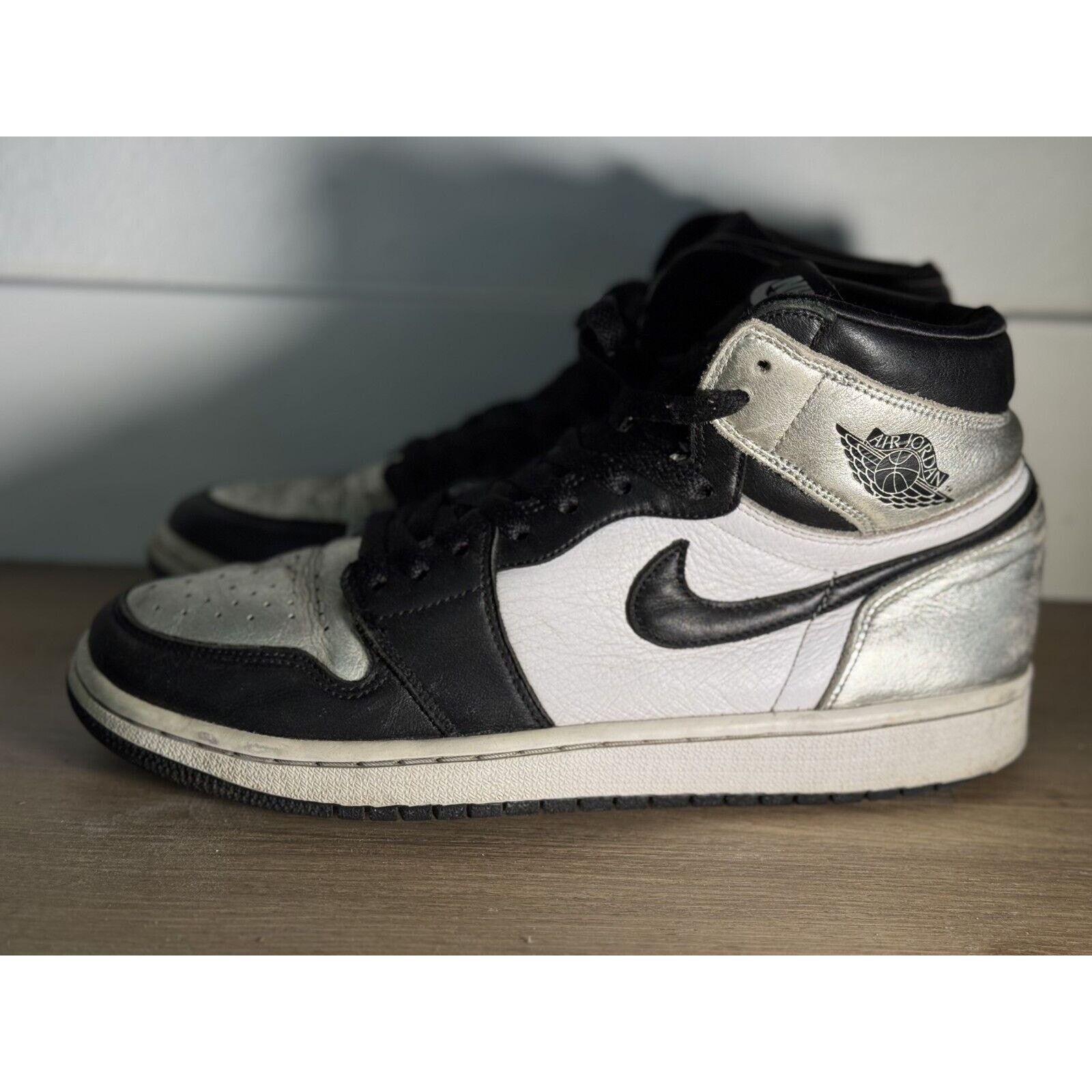 Jordan Brand Air Jordan 1 Retro High OG "Silver Toe" Size 6.5 - Black Size US 6.5 / IT 36.5 - 2 Thumbnail