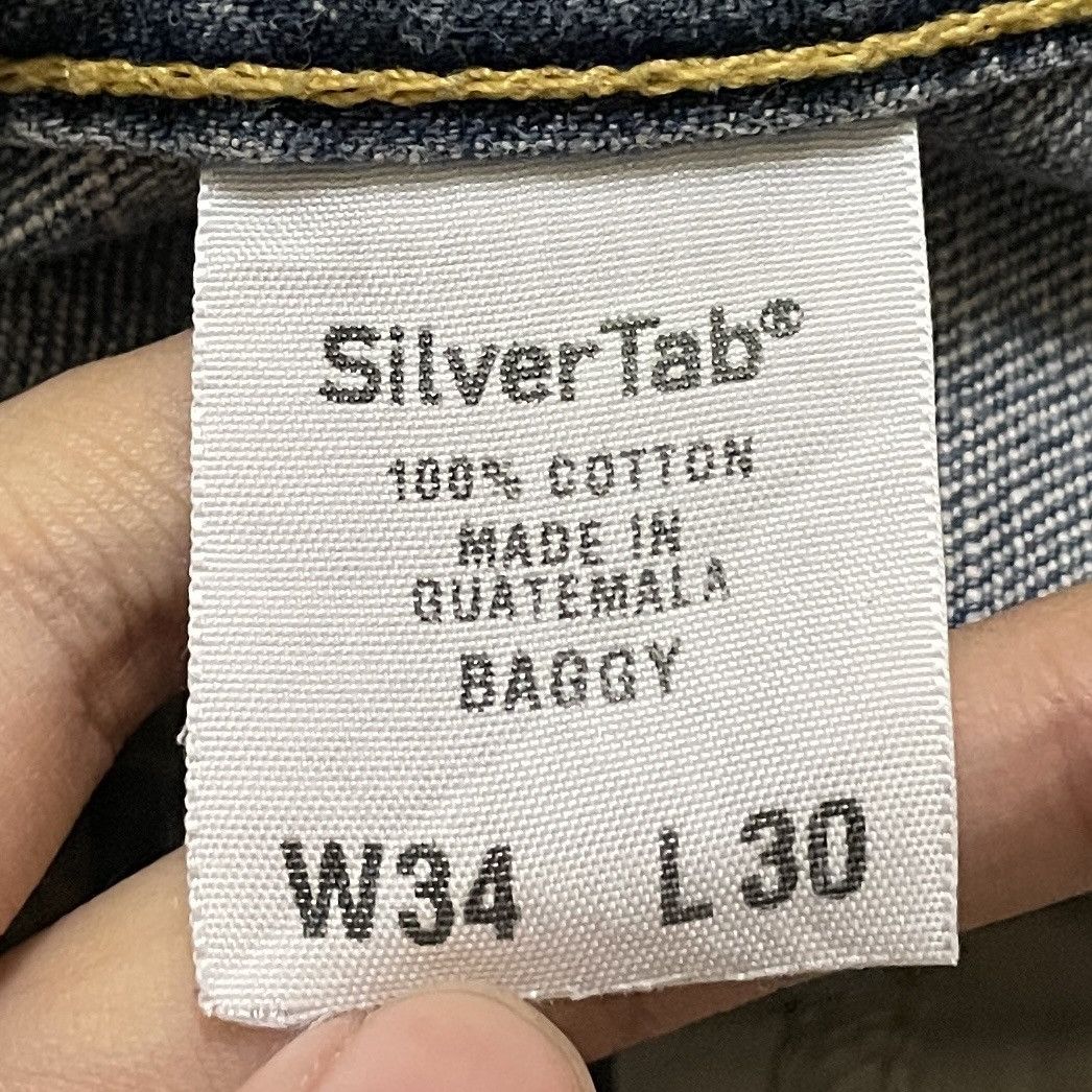 Levi's Very Rare Vintage Brand Levis SilverTab Baggy Jeans 2000s Size US 34 / EU 50 - 12 Thumbnail