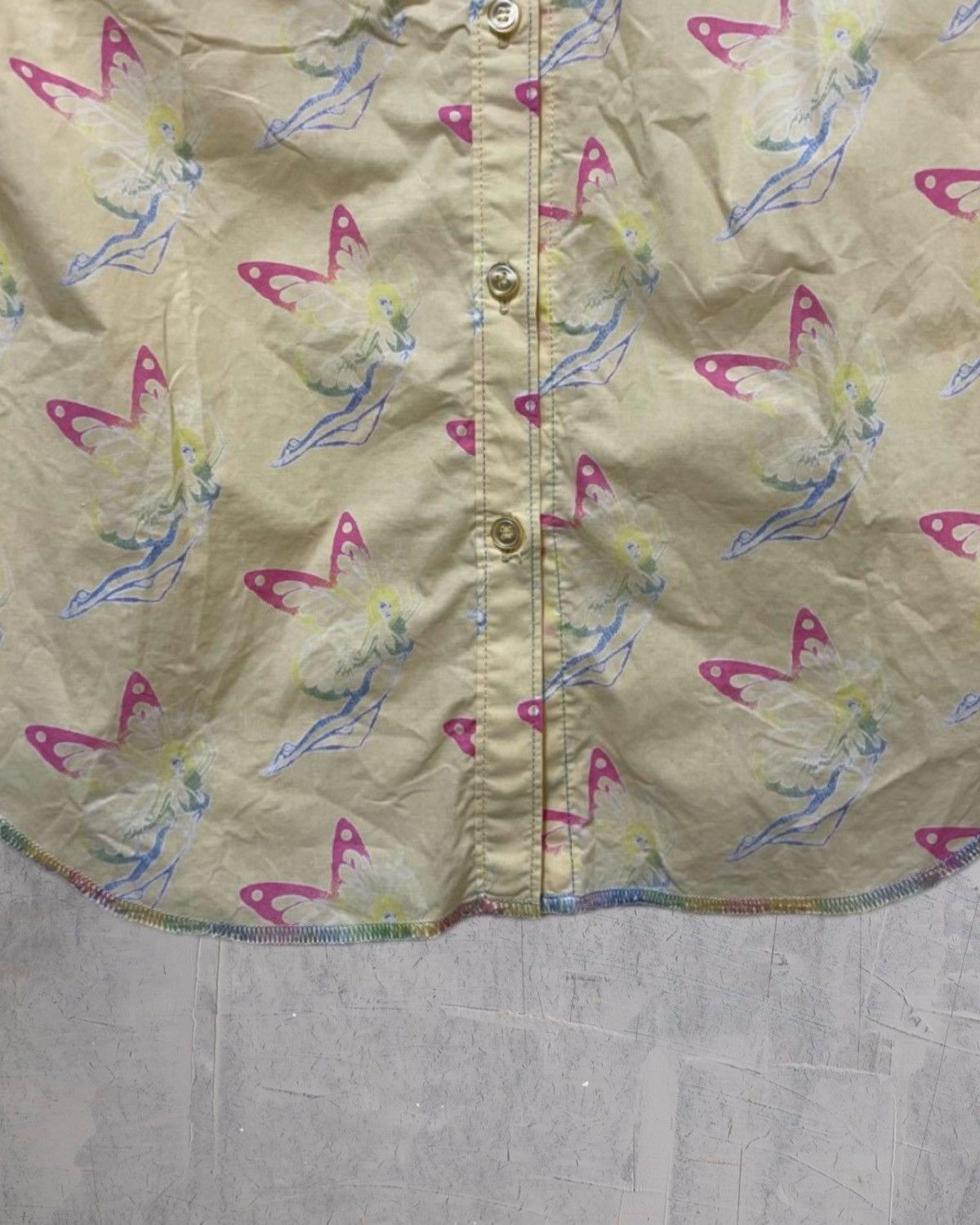 Hysteric Glamour × Japanese Brand × Vintage Hysteric Glamour “Butterfly girl” shirt Size US S / EU 44-46 / 1 - 5 Thumbnail