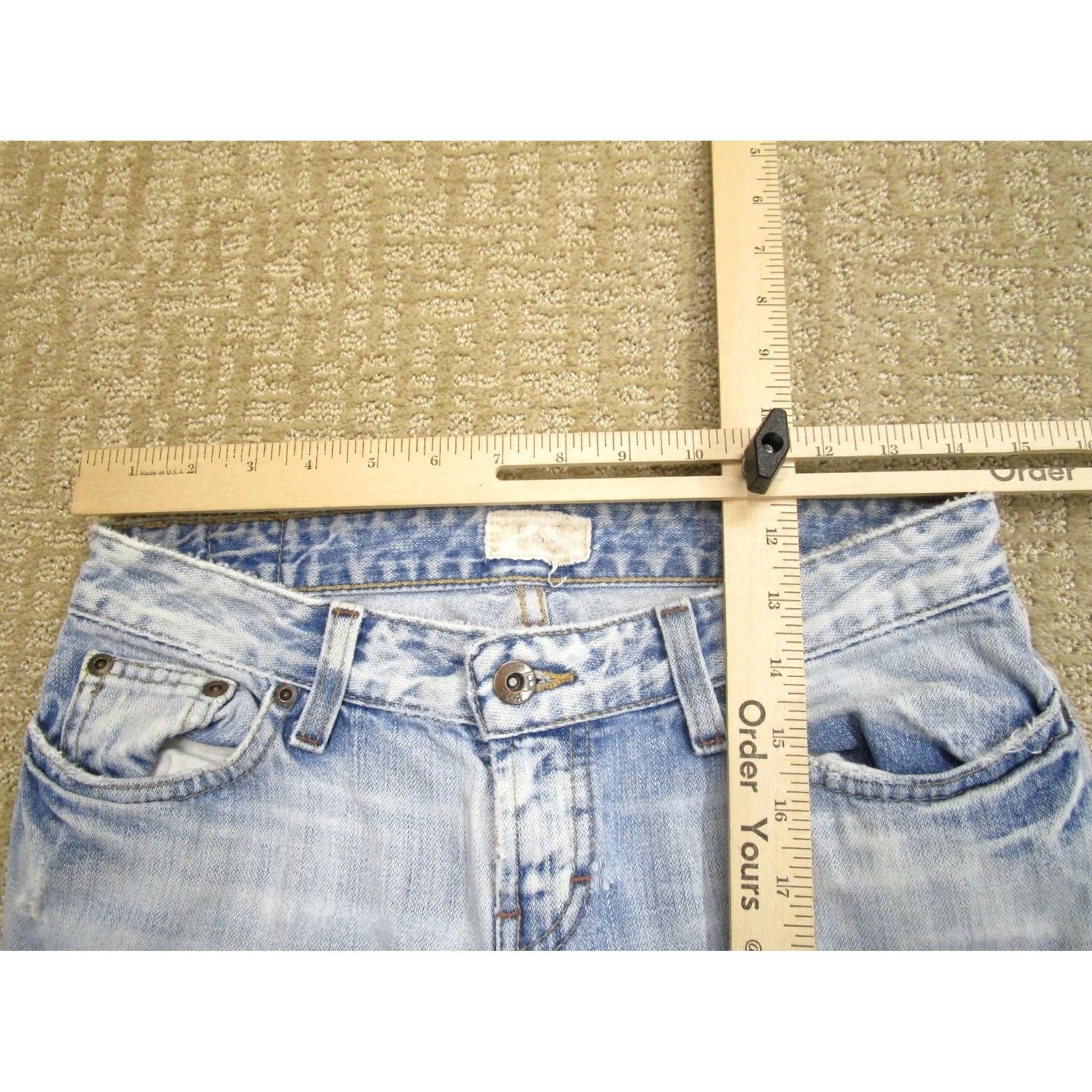 Vintage BKE Buckle Jeans Women 28 Light Blue Low Rise Flared Denim 5-Pocket 30in Inseam Vintage Y2K Distressed Pocket Logo Shoes? Size 28" / US 6 / IT 42 - 6 Thumbnail