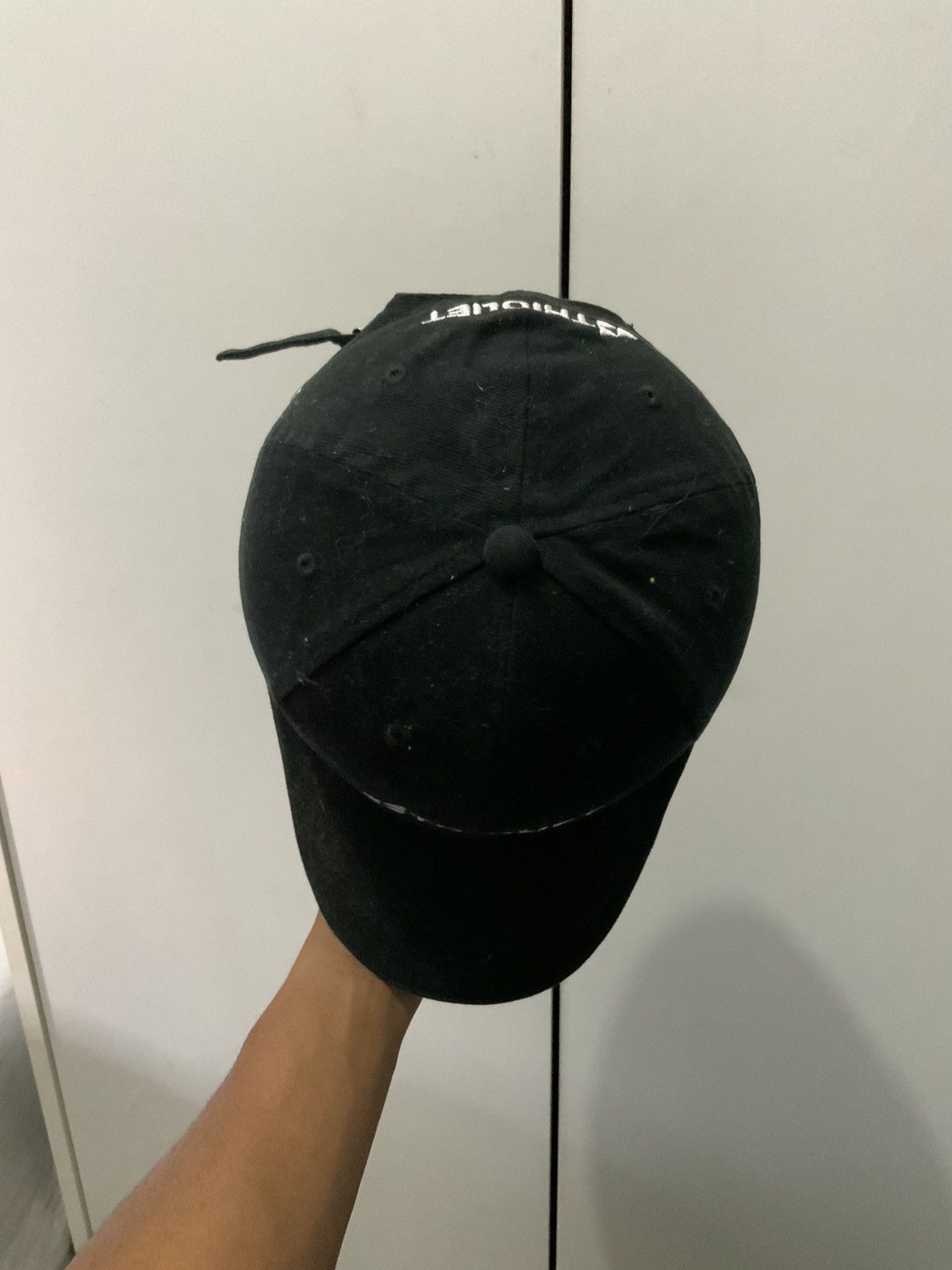 Japanese Brand Trioliet Spellout Black Hat Size ONE SIZE - 6 Thumbnail
