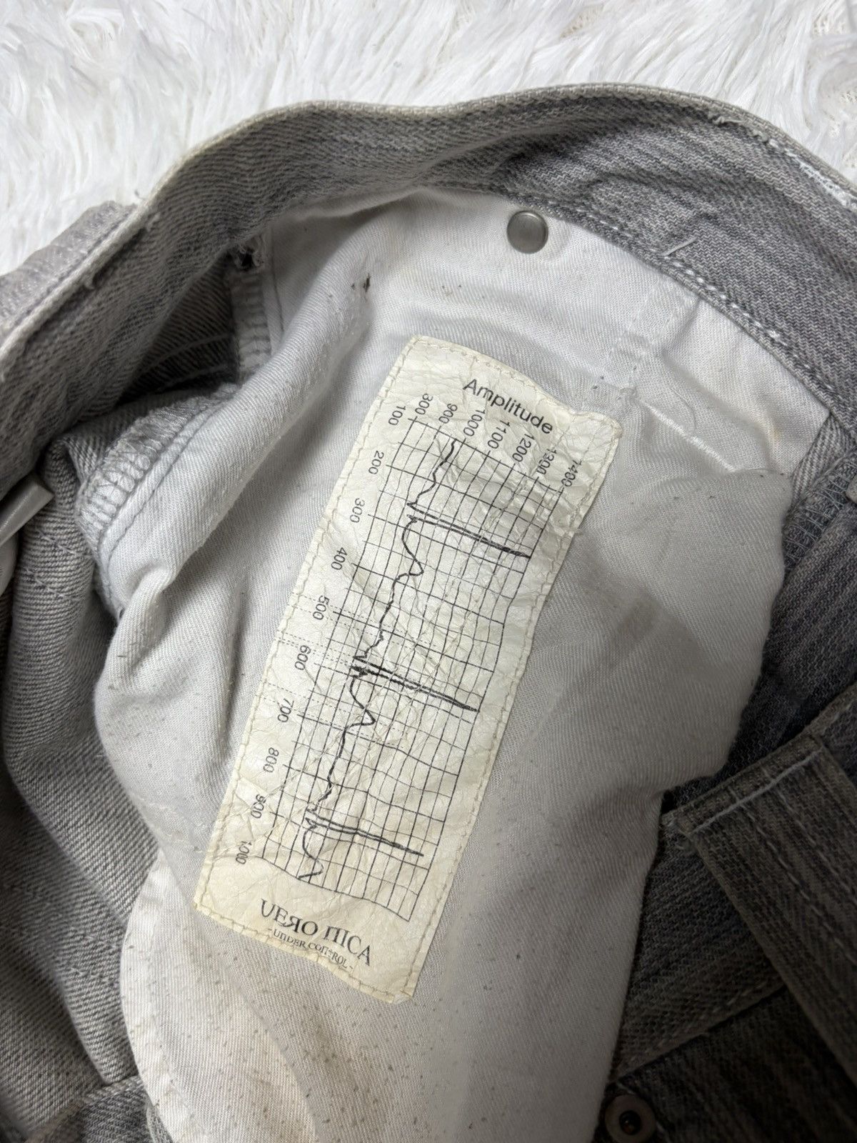 Japanese Brand Led Rechwe Veronica pinstripe flared Size US 31 - 3 Thumbnail