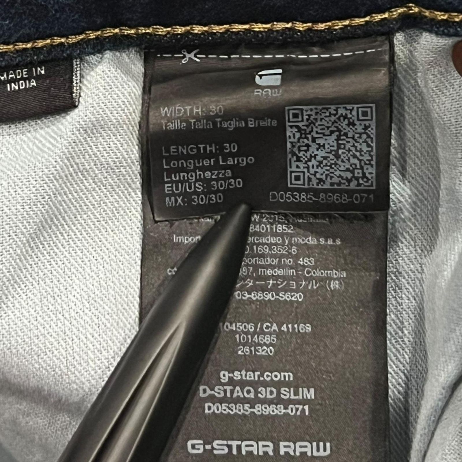 Other G-Star Raw D-Staq 3D Slim Fit Men’s Blue Jeans Size US 30 / EU 46 - 7 Thumbnail