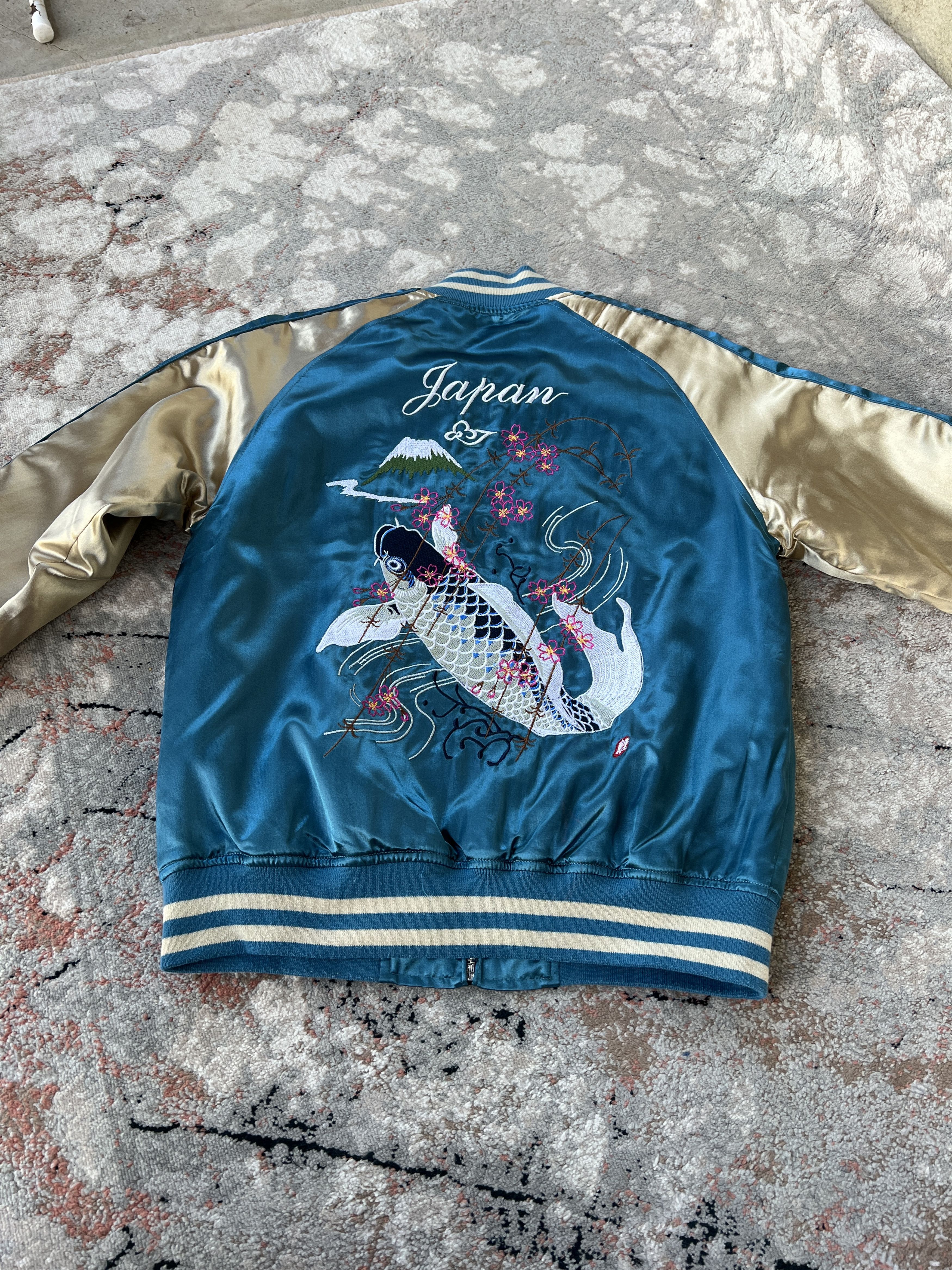 Japanese Brand Vintage Sukajan Souvenir Satin Jacket Size US S / EU 44-46 / 1 - 2 Thumbnail