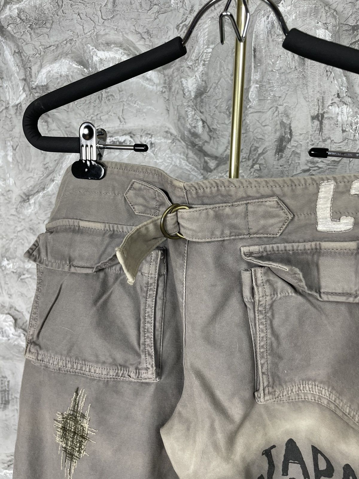 Hysteric Glamour × If Six Was Nine × Japanese Brand Y2K Punk Japan Rag Distressed Fade Bootcut Zip Pants Size 30" / US 8 / IT 44 - 9 Thumbnail