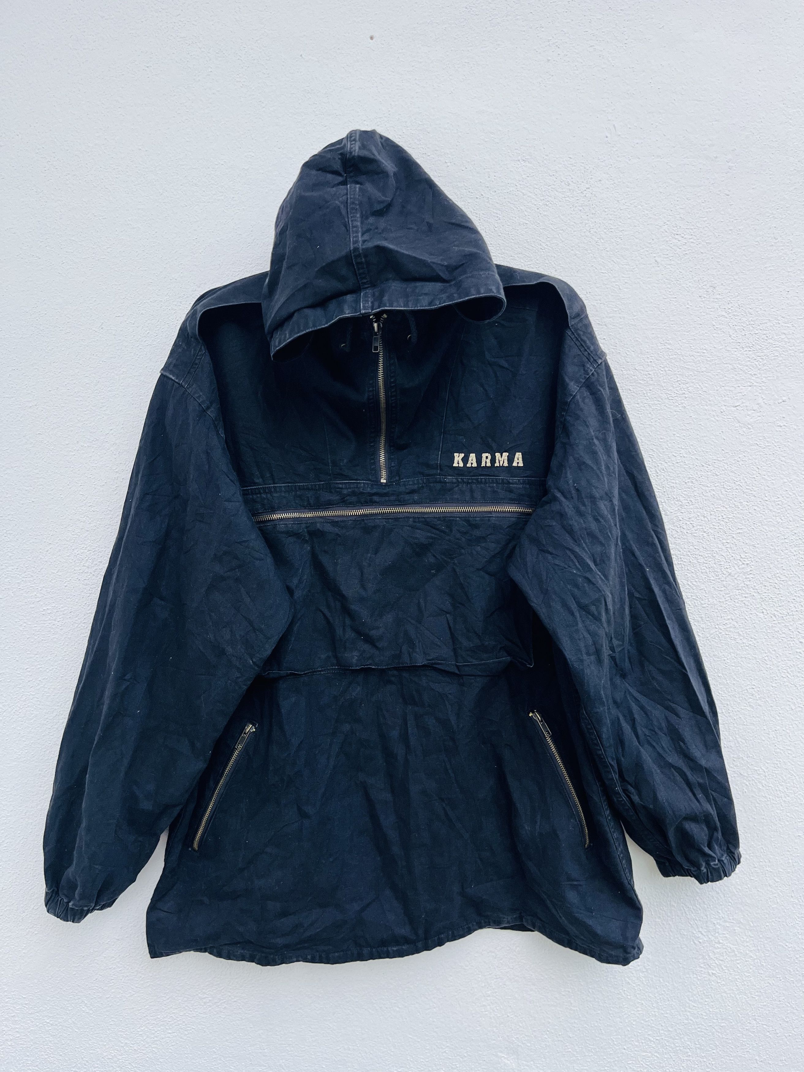 Japanese Brand × Vintage Vintage Karma Pocket Hip Hop Streetwear Fashion Style Size US XL / EU 56 / 4 - 1 Thumbnail