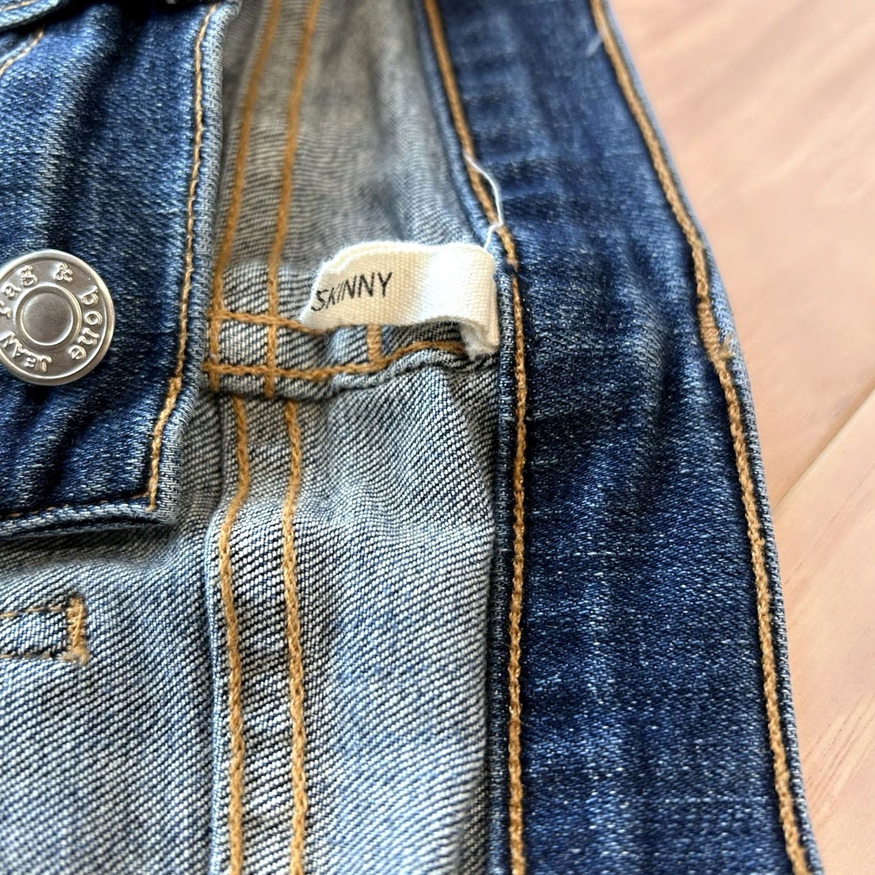 Rag & Bone VINTAGE Rag & Bone Skinny Patchwork Denim Blue Jeans USA Made Women’s 27x30 Size 27" / US 4 / IT 40 - 6 Thumbnail