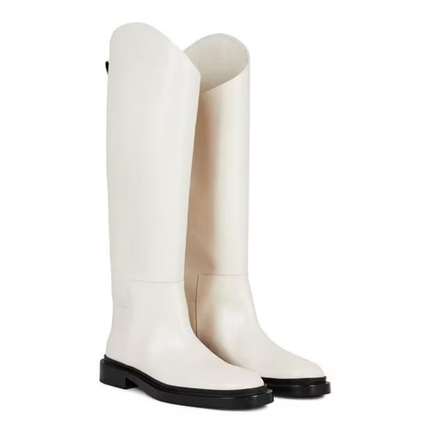Jil Sander o1g2r1mq1024 Heel Ankle Boots in Natural Size US 9 / IT 39 - 3 Thumbnail