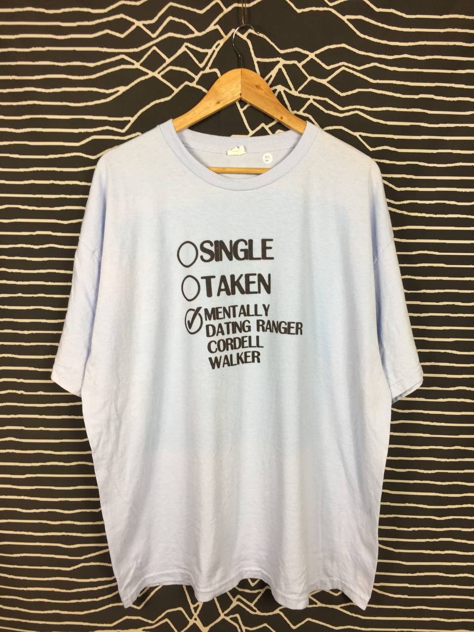 Vintage Single Taken Dating Ranger Cordell Walker Humor Funny Tee Size US XXL / EU 58 / 5 - 2 Thumbnail