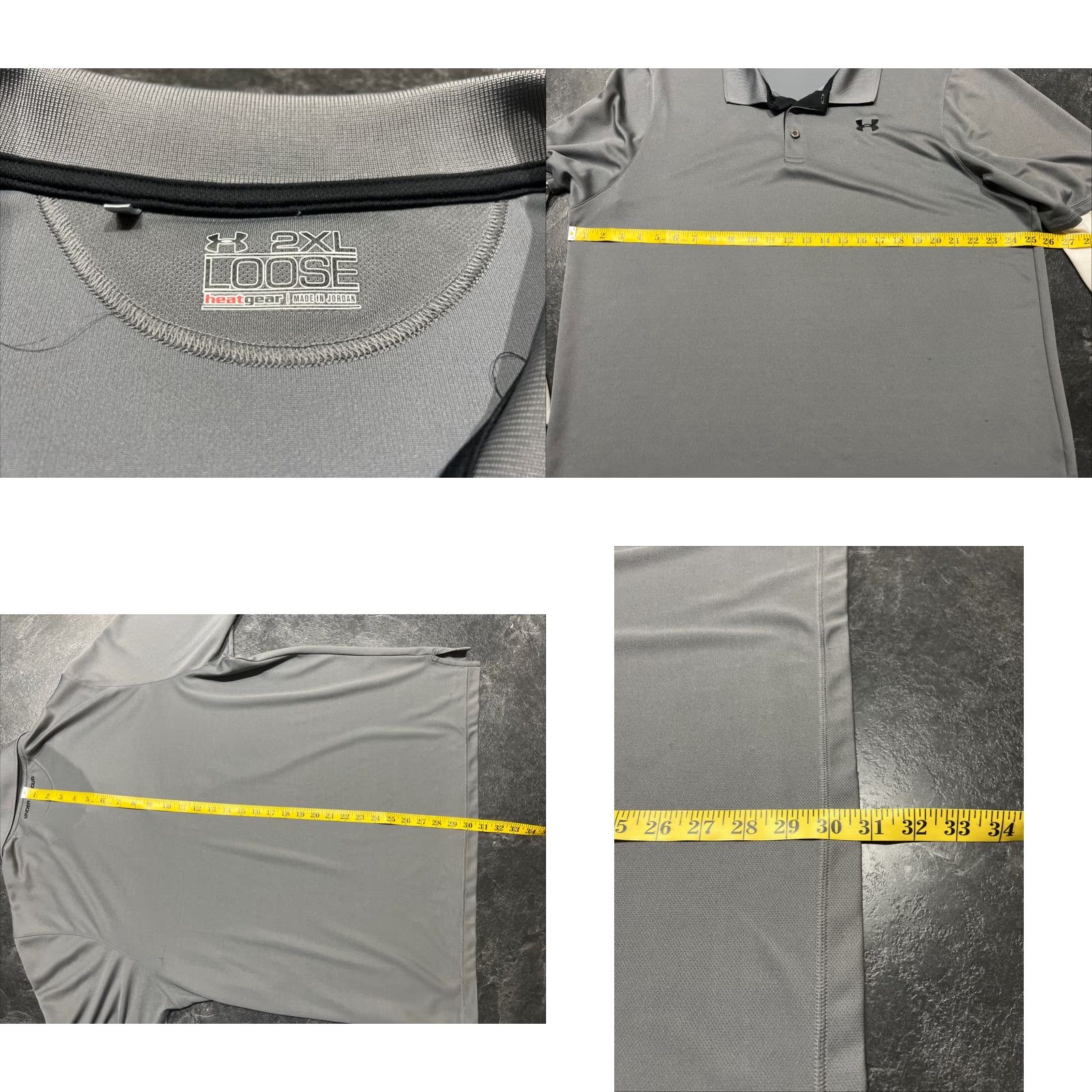 Under Armour **Under Armour Men's 2XL Gray Long Sleeve Polo Shirt UPF 50+ Loose Fit** User: Under Armour Men's 2XL Gray Long Sleeve Polo Shirt UPF 50+ Loose Fit Size US XXL / EU 58 / 5 - 8 Thumbnail
