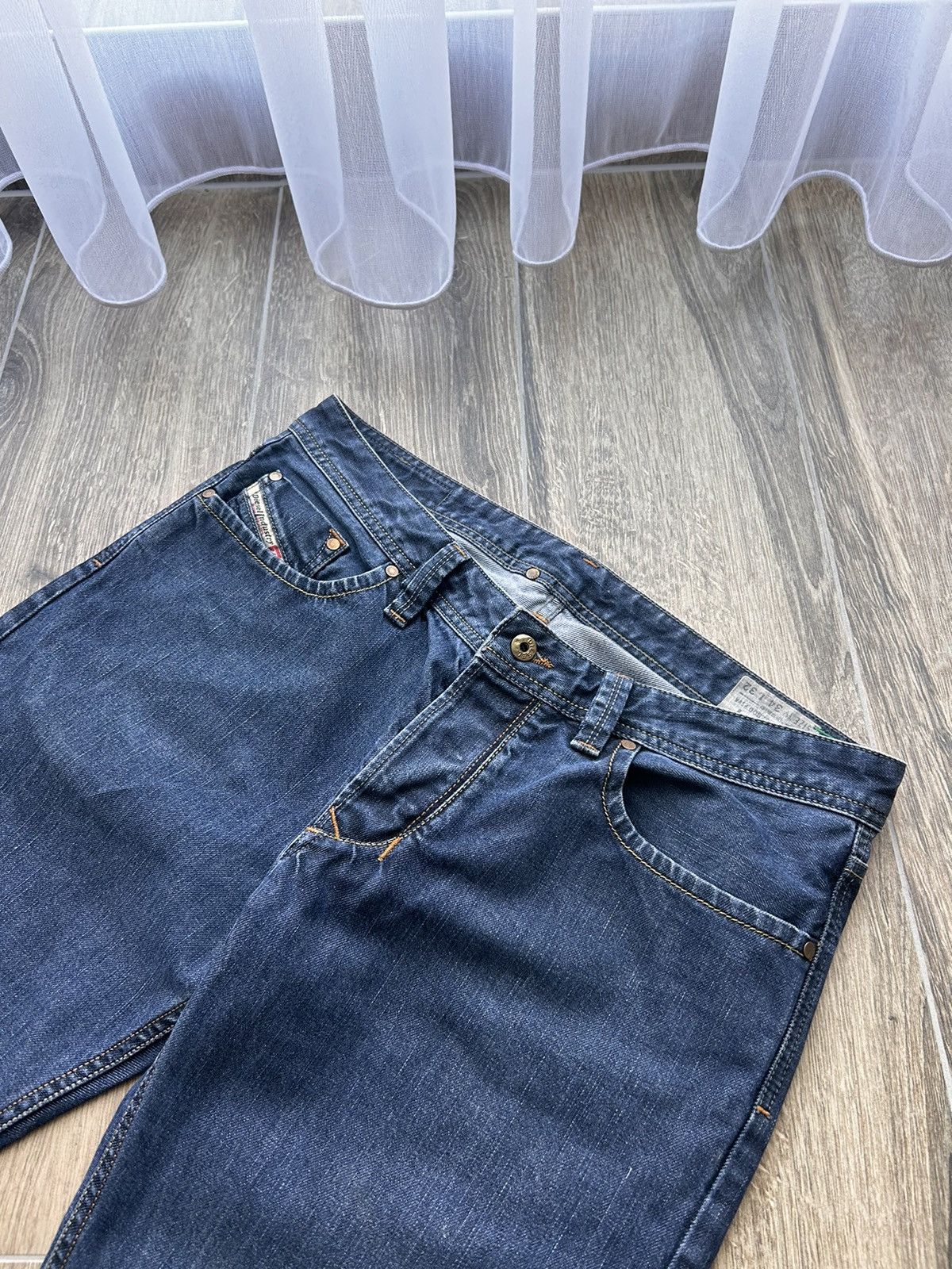 Diesel Black Gold × Vintage Vintage Diesel Larkee diesel jeans made in italy Size US 34 / EU 50 - 4 Thumbnail