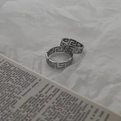 Designer × Vintage Retro punk rings Size ONE SIZE - 2 Thumbnail