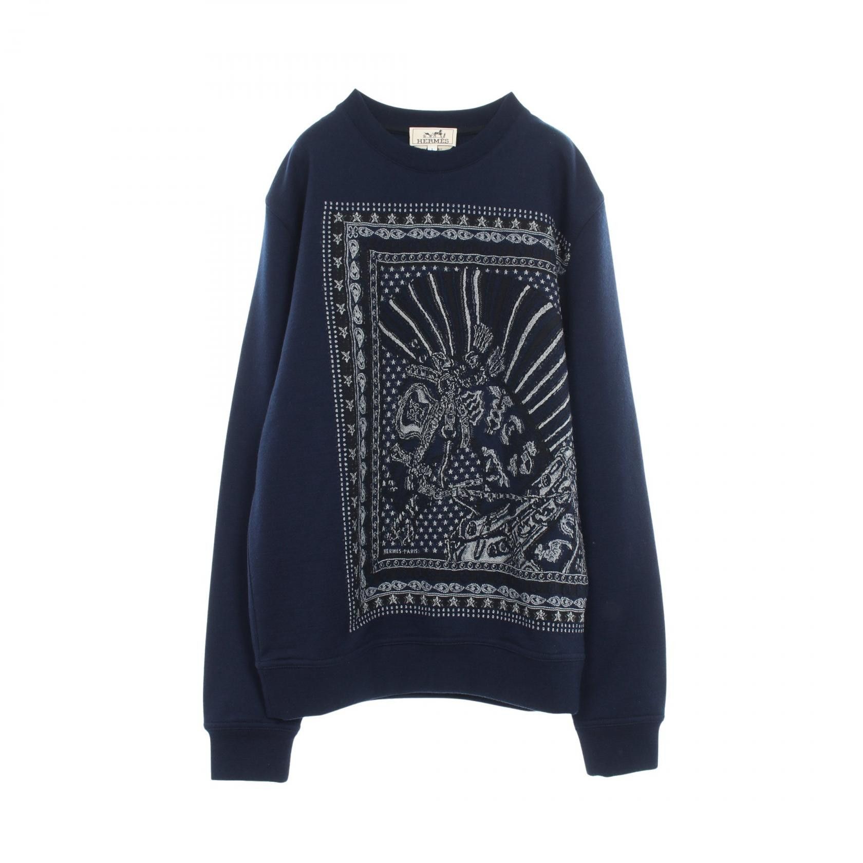 Hermes Hermes Hermes Cheval Punk Bandana Wool Sweatshirt Textile Sweatshirts & Hoodies DUTY FREE for USA Size ONE SIZE - 1 Thumbnail