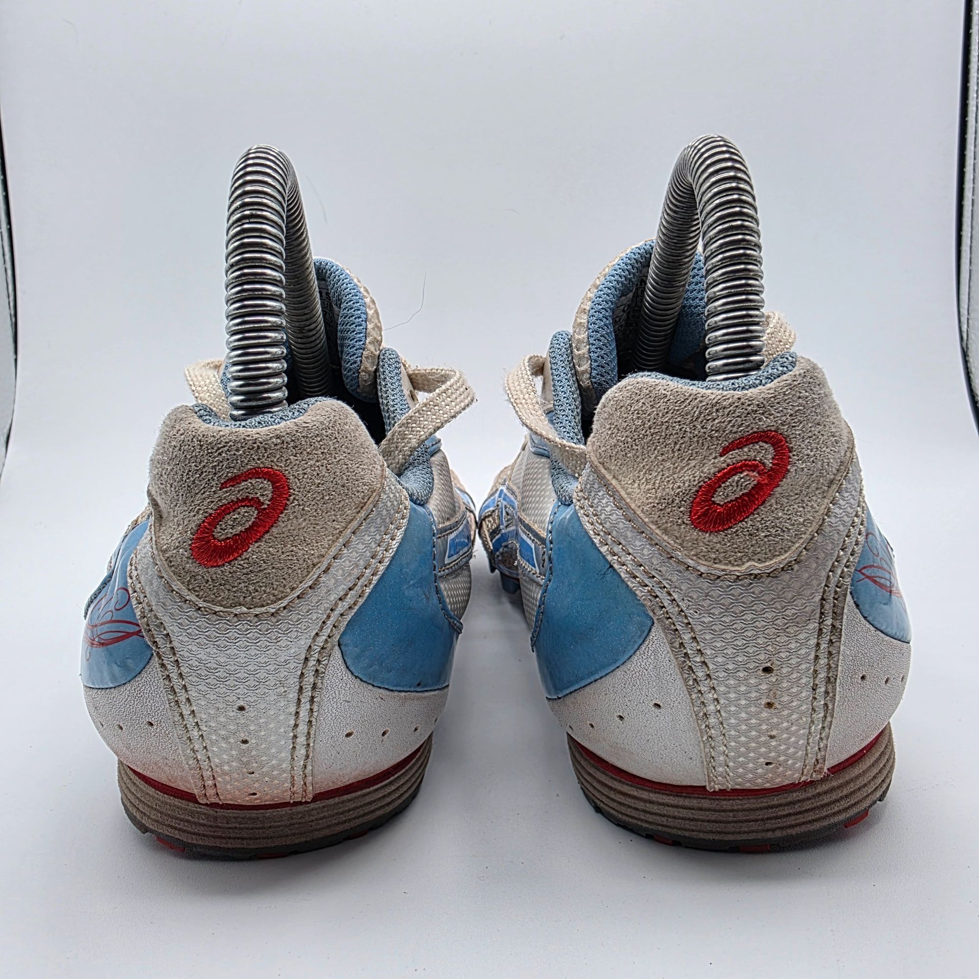 Asics Asics Hyper Rocket Gird 5 Womens Size 7.5 White Blue Track A Size US 7.5 / IT 37.5 - 4 Thumbnail