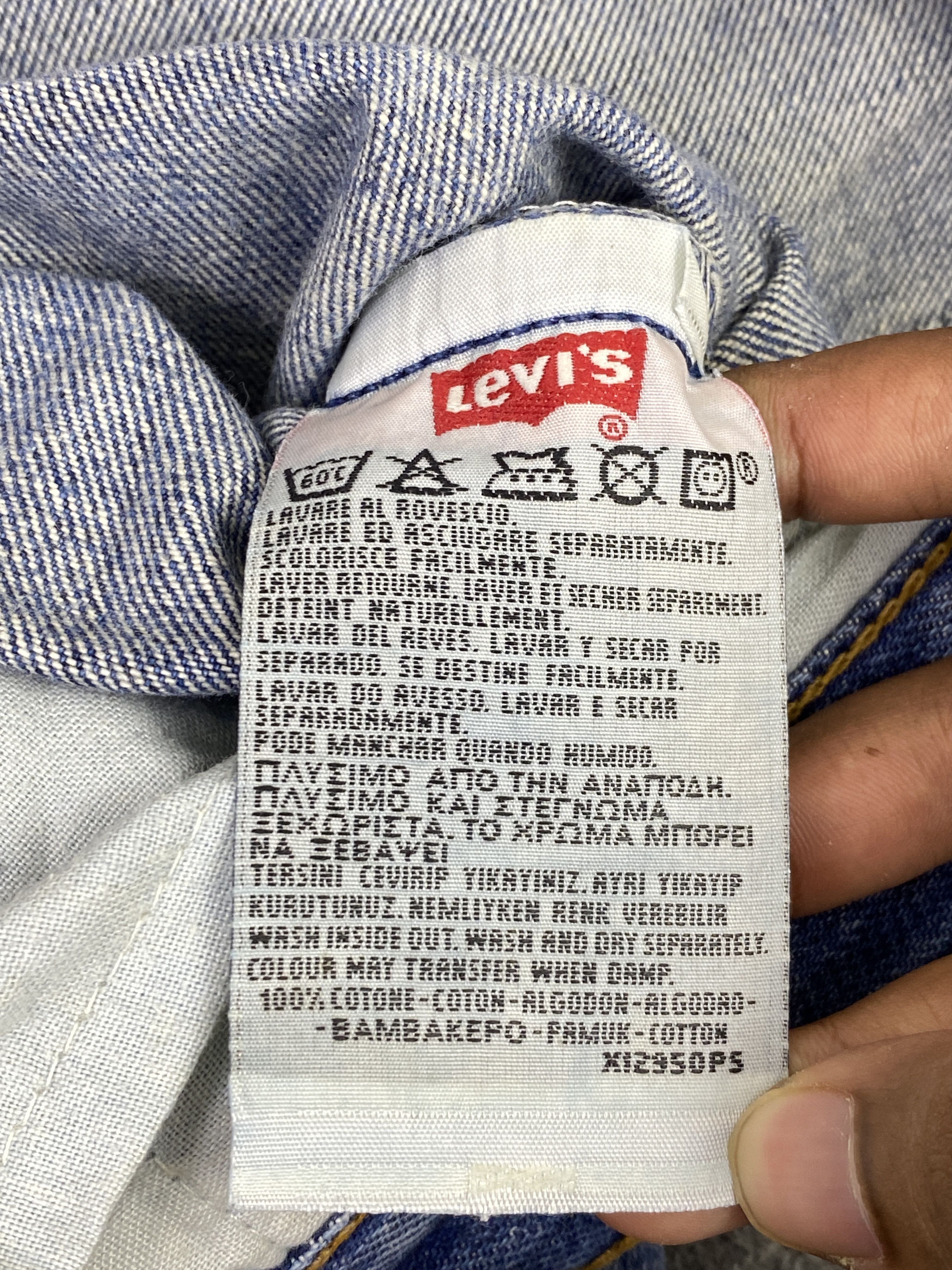 Levi's Vintage Levi's 501 Faded Blue Jeans DP2852 Size US 30 / EU 46 - 7 Thumbnail
