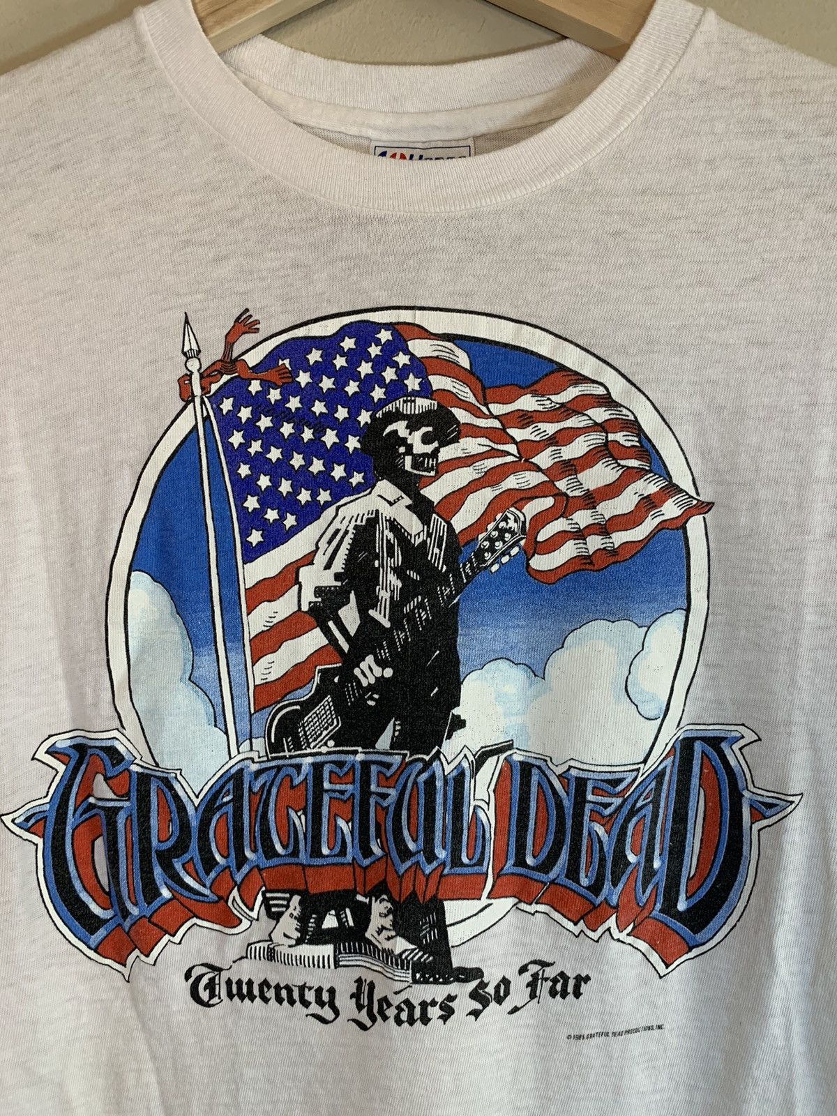 Band Tees × Grateful Dead × Vintage *RARE* Vintage 1985 Grateful Dead Twenty Years So Far Shirt Size US M / EU 48-50 / 2 - 2 Thumbnail
