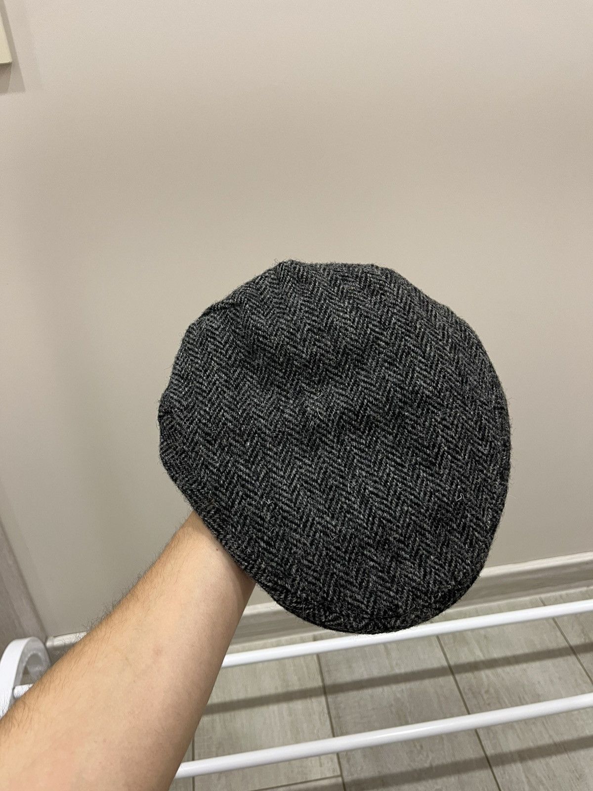 Harris Tweed Vintage 90s Harris Tweed Wool Hat Vintage Grey Casual Size ONE SIZE - 2 Thumbnail