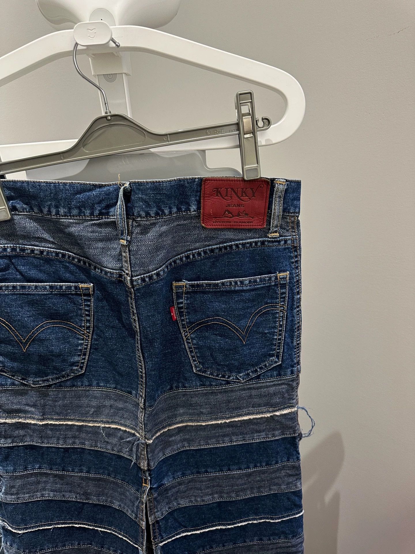 Hysteric Glamour HYSTERIC GLAMOUR color blocked denim skirt Size 27" / US 4 / IT 40 - 5 Thumbnail