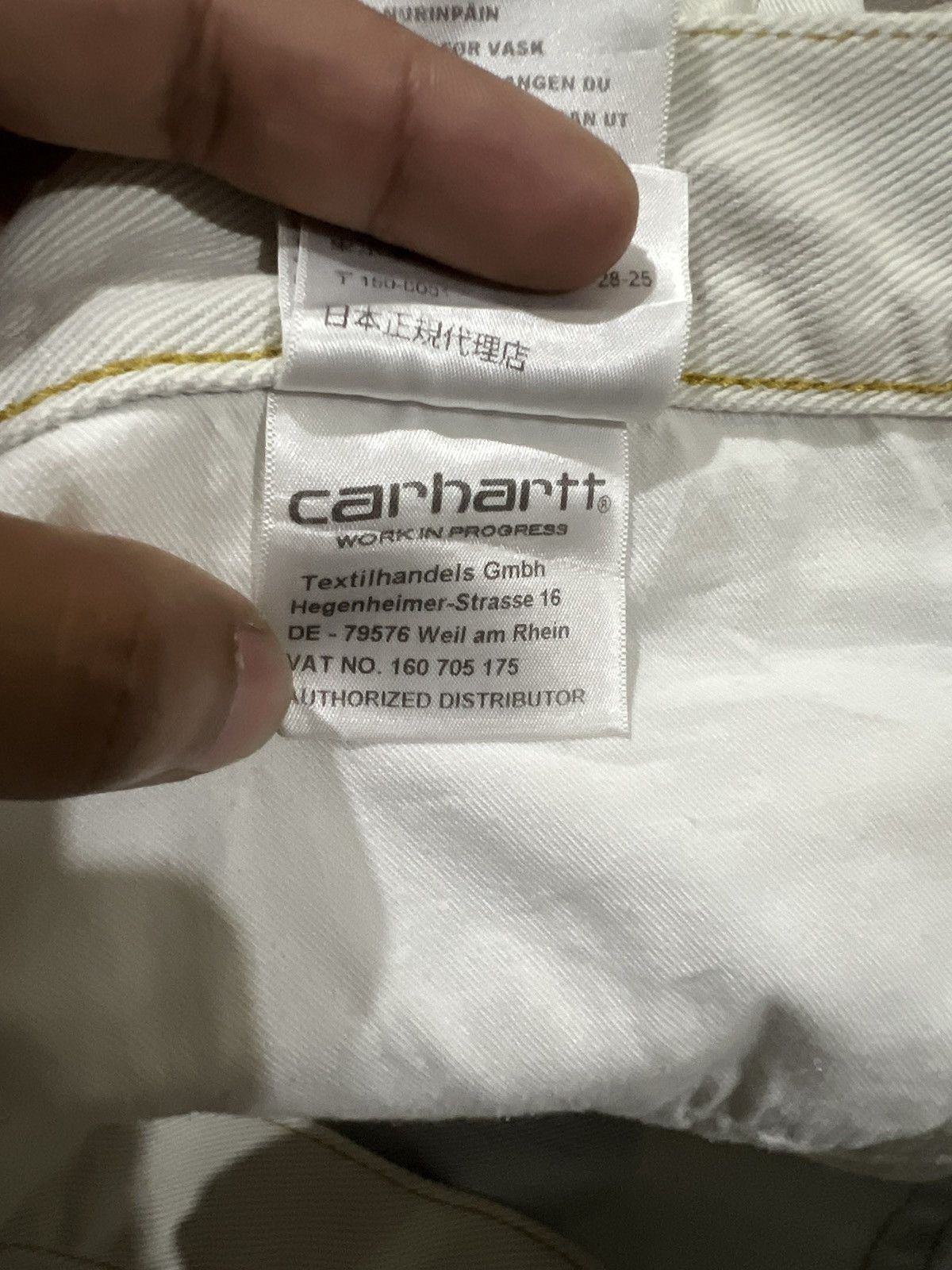 Carhartt × Vintage Y2K Carhartt 🇺🇸 Acid Wash Denim Slim Fit Jeans Double Knee Size US 33 - 10 Thumbnail