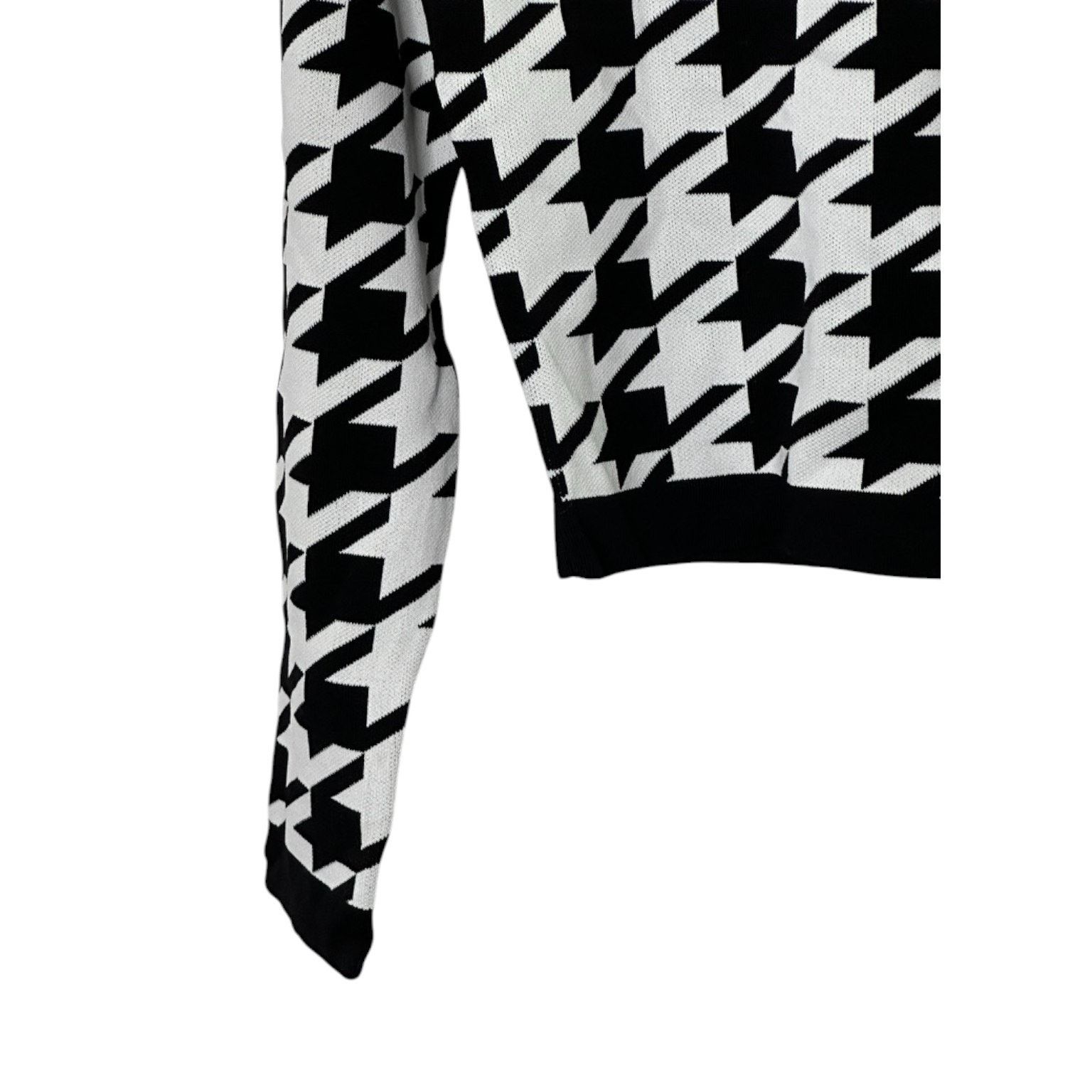Central Park West Central Park West Everly Houndstooth Long Sleeve Top Medium Size M / US 6-8 / IT 42-44 - 4 Thumbnail