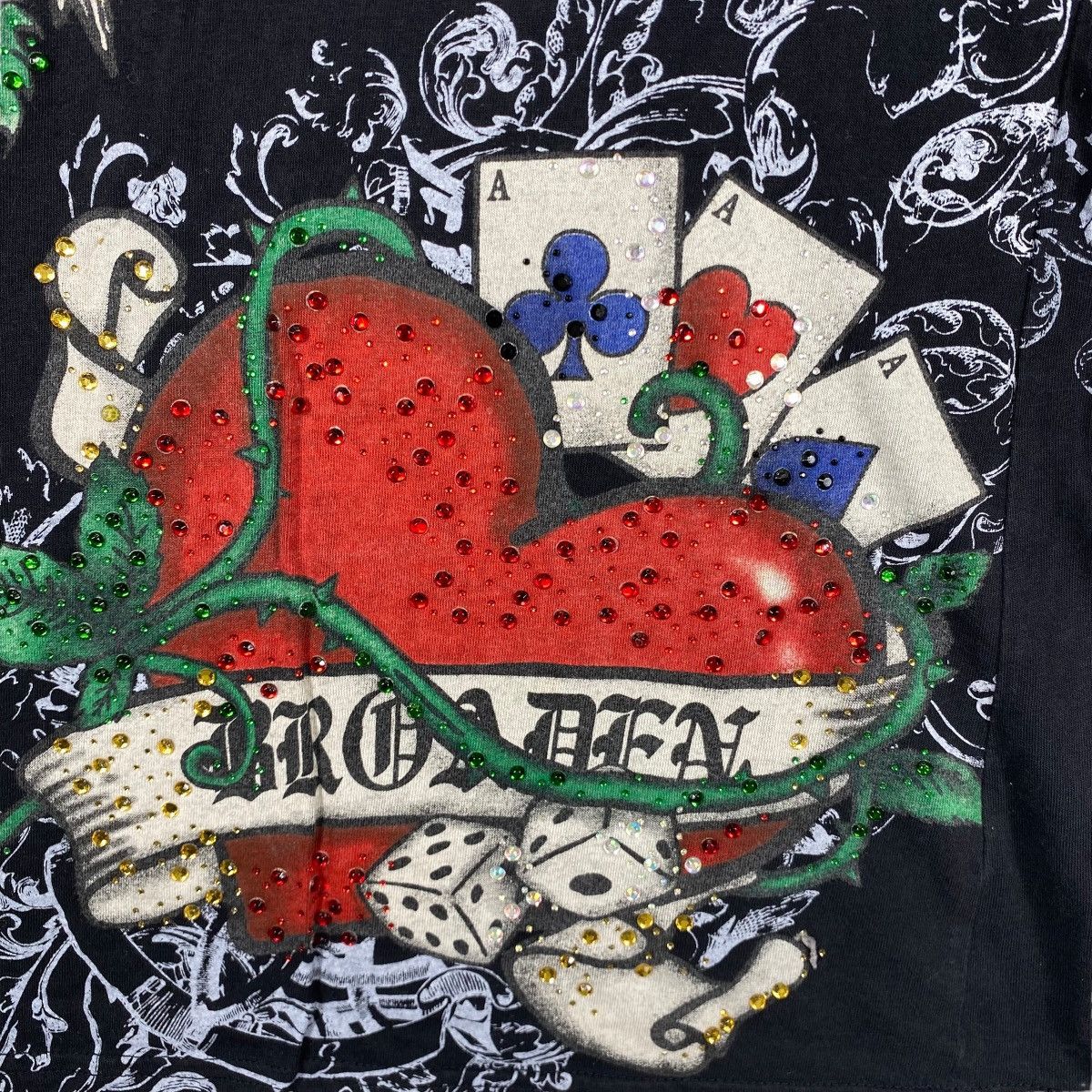 Japanese Brand Japanese Brand DIG DEEP Tattoo Poem Full Print Longsleeve Size L / US 10 / IT 46 - 2 Thumbnail