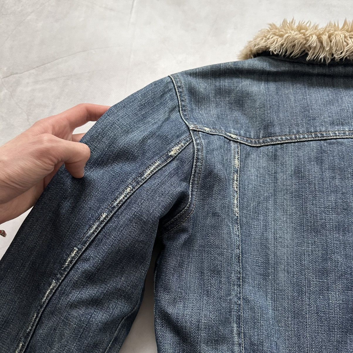 Hysteric Glamour × Undercover Abercrombie Fitch Napoleon Military Denim Jacket Fur Trim Size M / US 6-8 / IT 42-44 - 18 Thumbnail