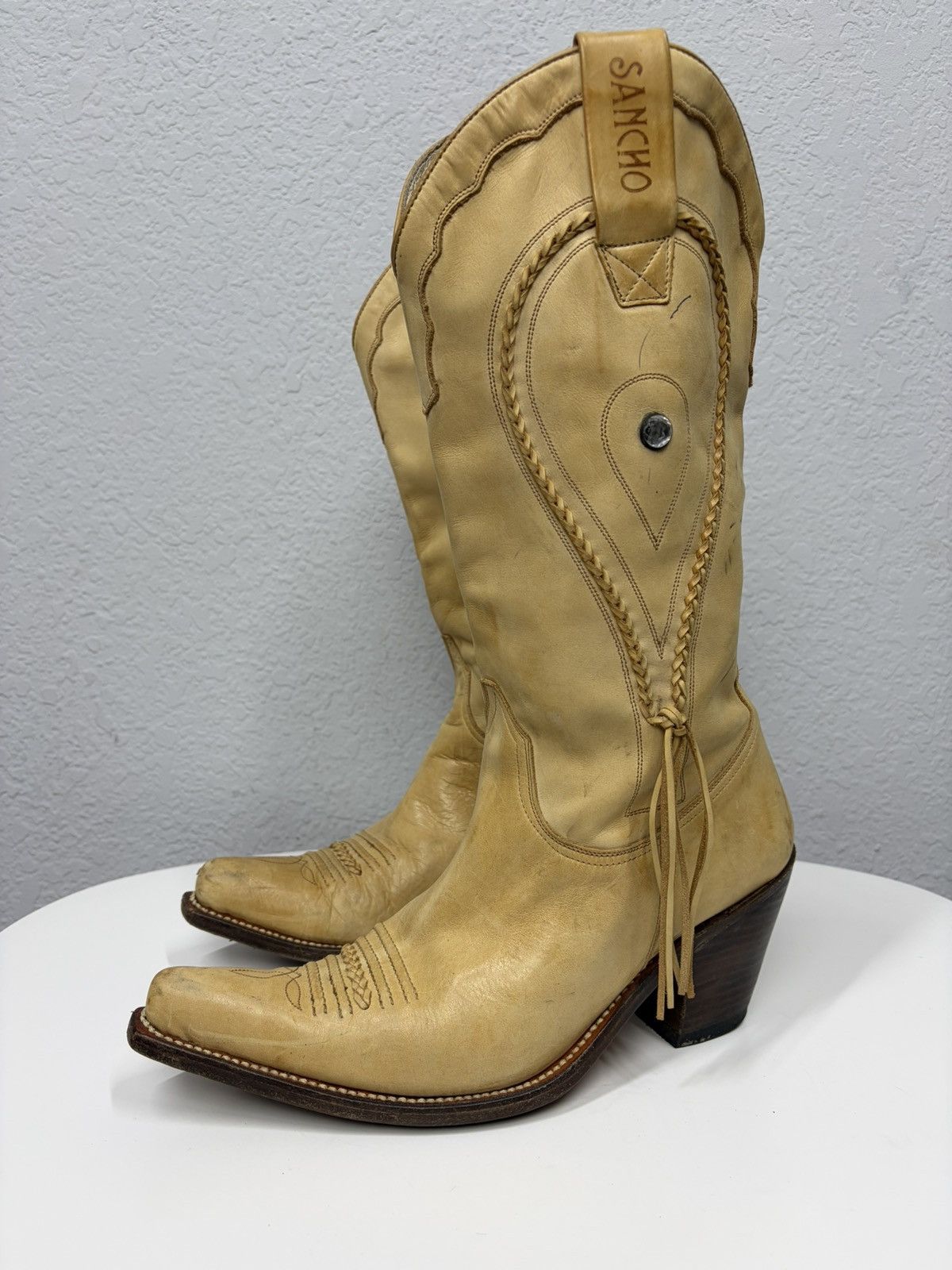 If Six Was Nine A.S. 98 Avant Garde Archive Leather Belted Boots Size US 9 / IT 39 - 3 Thumbnail