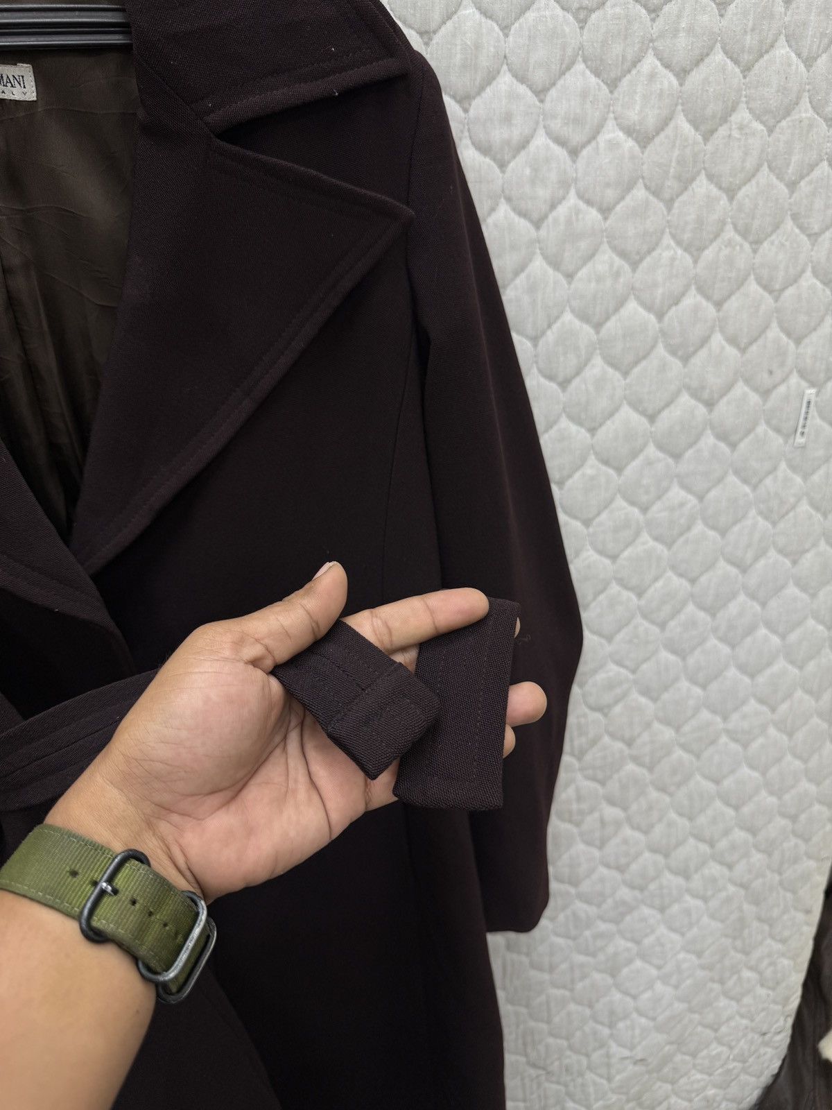Emporio Armani 🔥🔥🔥ARCHIVE EMPORIO ARMANI LONG JACKET Size S / US 4 / IT 40 - 12 Thumbnail