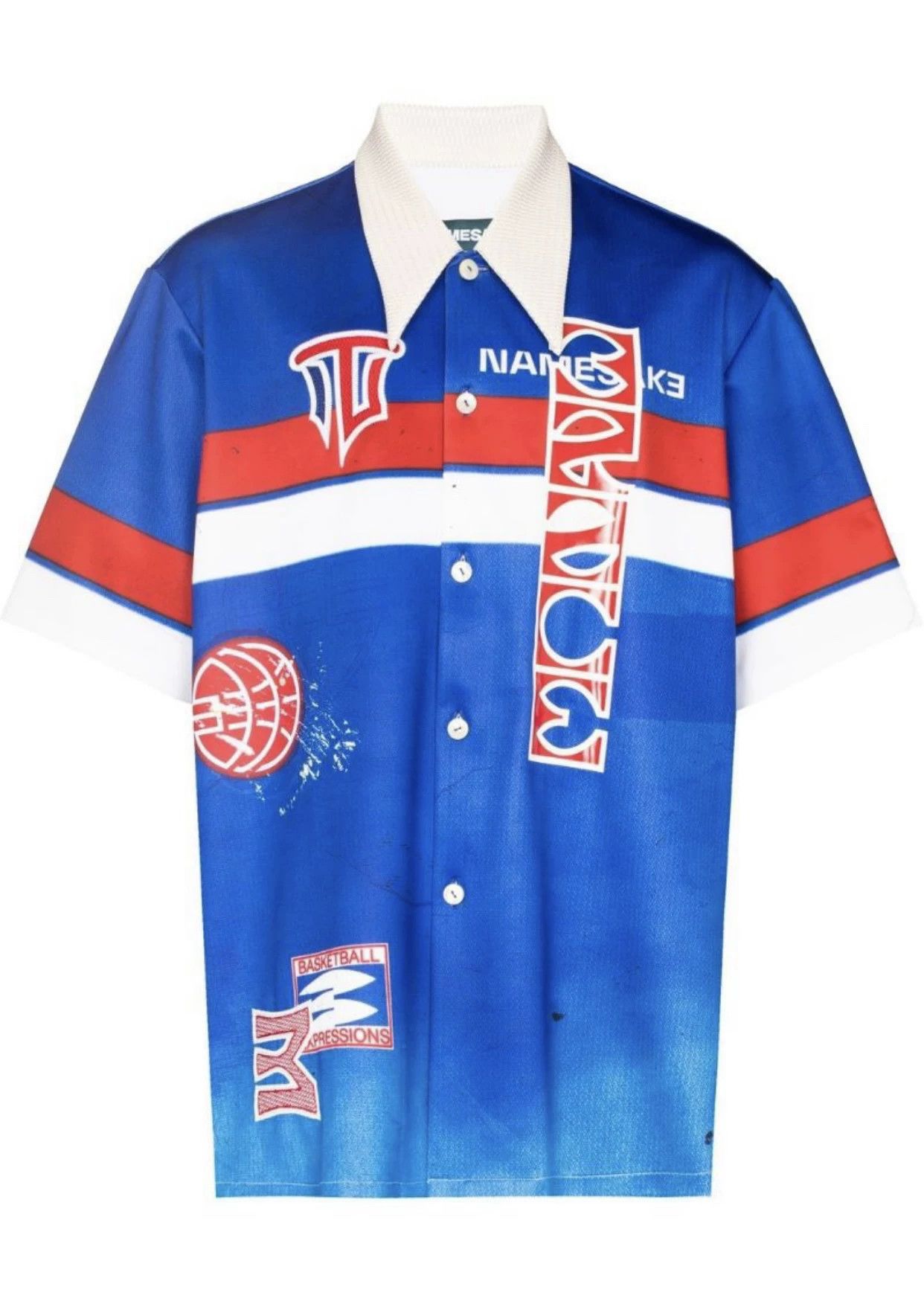 NAMESAKE Namesake Mino colorblock polo shirt M red/blue Size US M / EU 48-50 / 2 - 1 Thumbnail