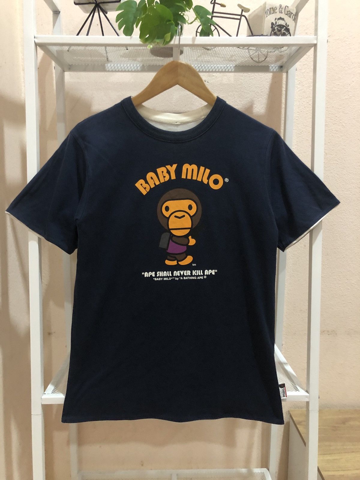 Bape OG 2005 Baby Milo Army Reversible Tshirts Size US S / EU 44-46 / 1 - 1 Thumbnail