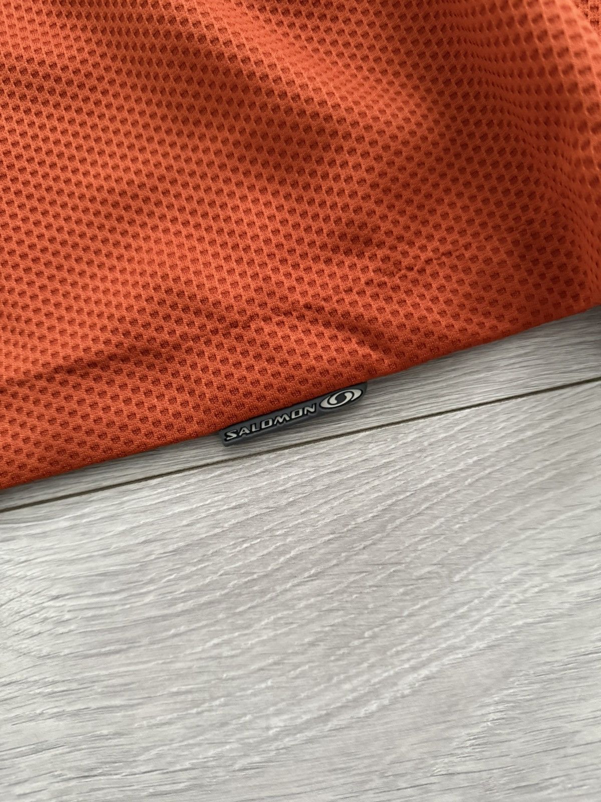 Salomon Salomon 00s Moto Mesh Orange Technical Long Sleeve Size US L / EU 52-54 / 3 - 5 Thumbnail