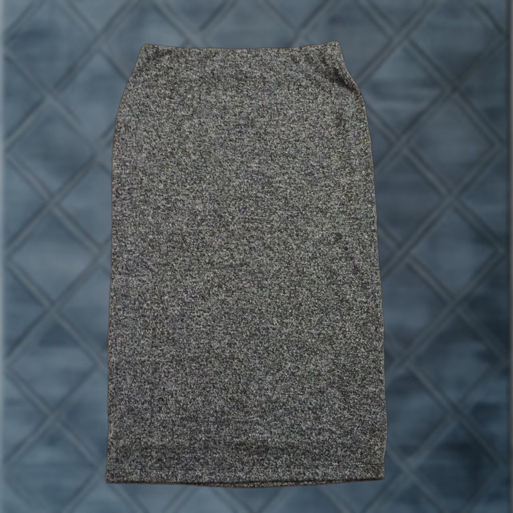 Old Navy Old Navy Skirt XS Gray Midi Elastic Waist Pull On Heather Gray Solid Women Size 26" / US 2 / IT 38 - 1 Thumbnail
