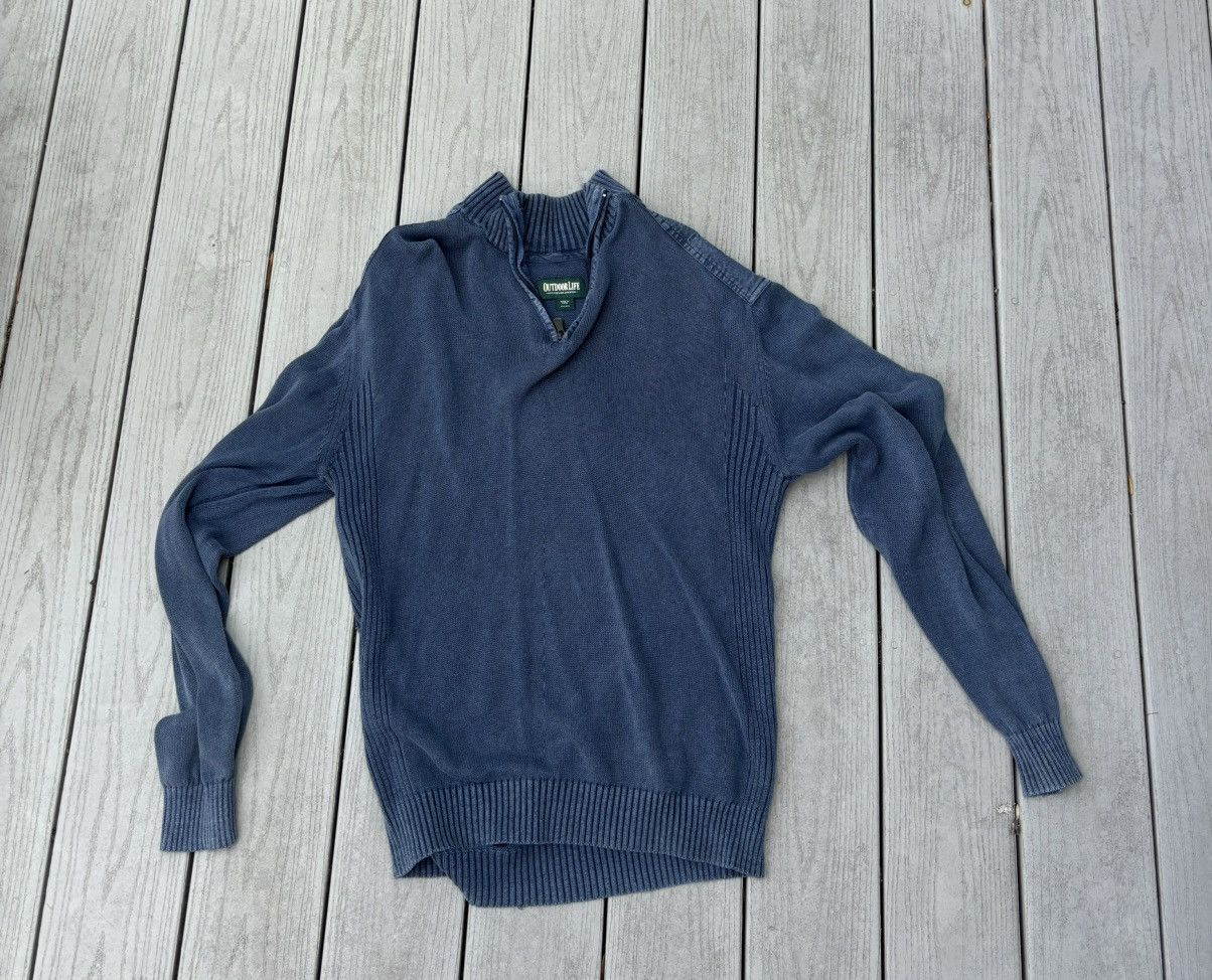 Other Navy Blue Zip Up Sweatshirt Size US L / EU 52-54 / 3 - 1 Thumbnail