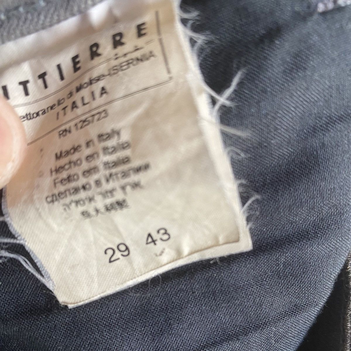 Balmain AW12 Balmain Grey Wax Biker Jeans Size US 29 - 9 Thumbnail
